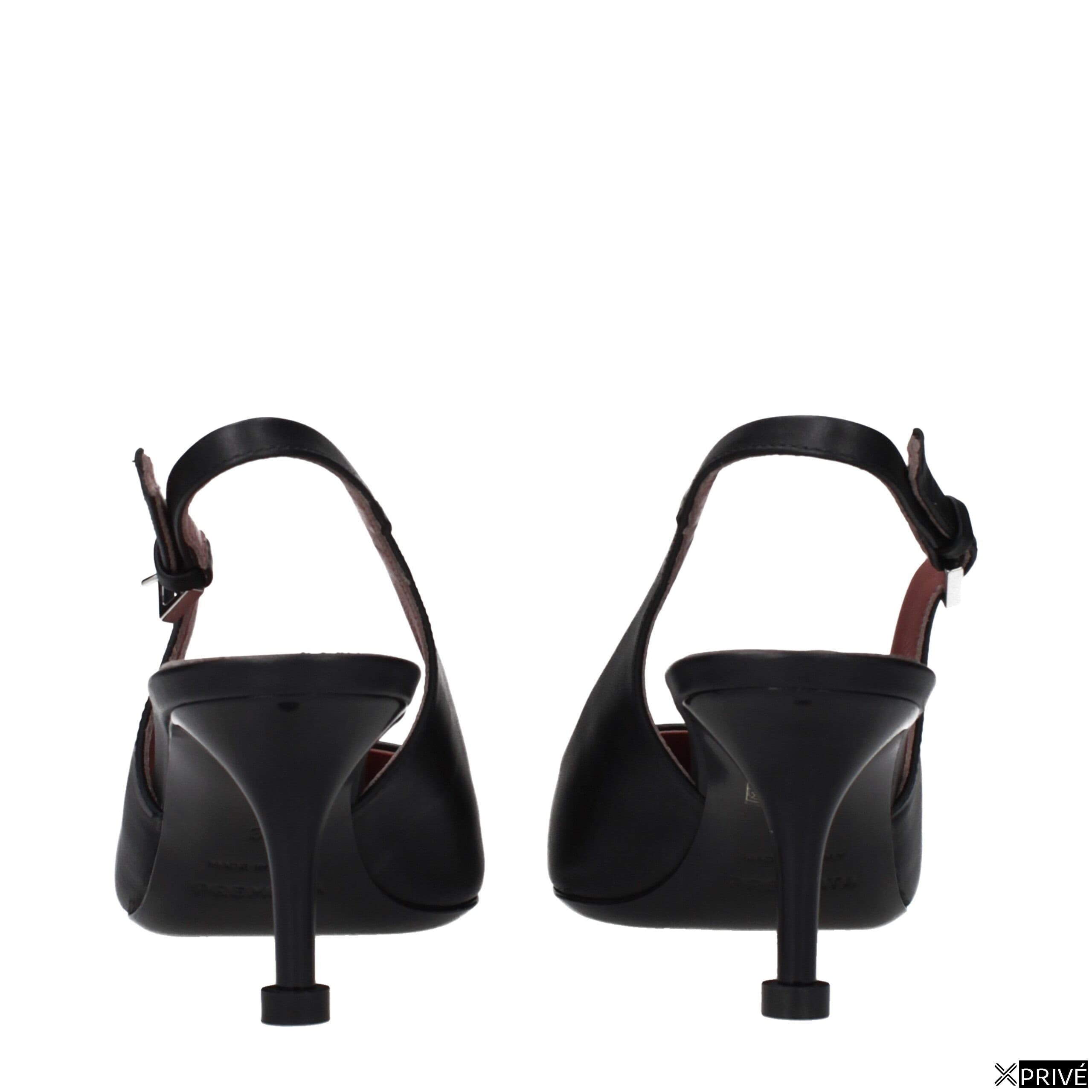 Sandales noires en Cuir — 5