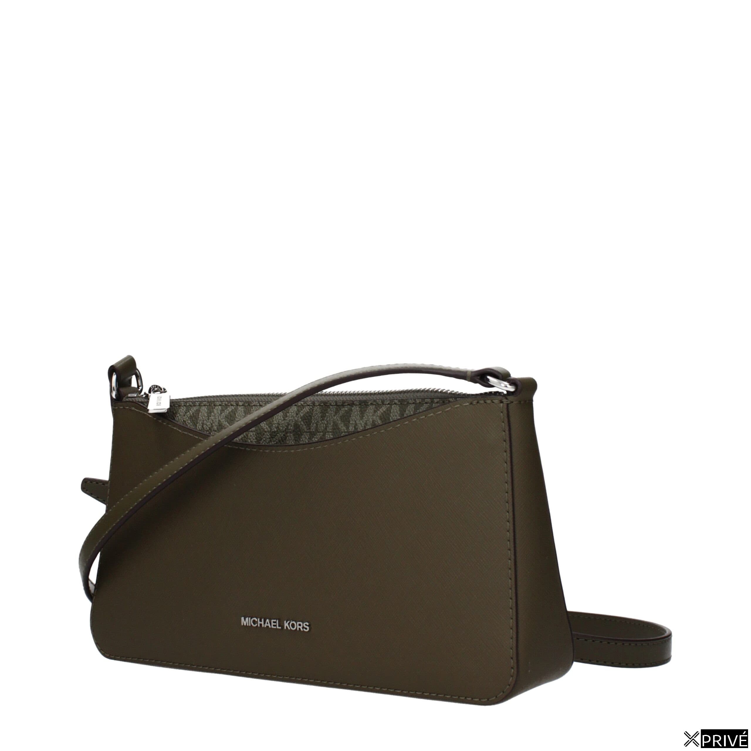 Sac porté croisé vert en Tissu — 2