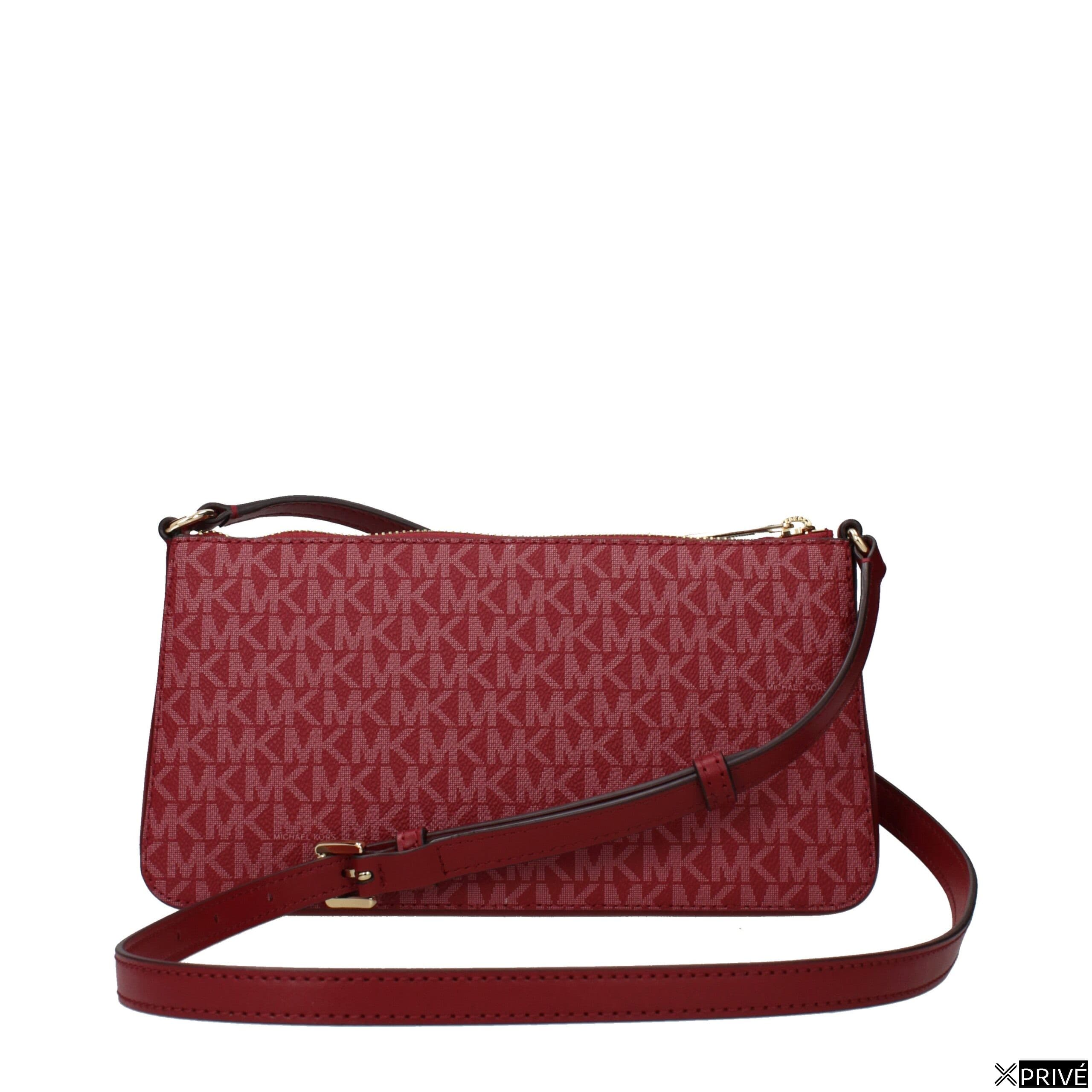 Sac porté croisé rouge en Tissu — 3