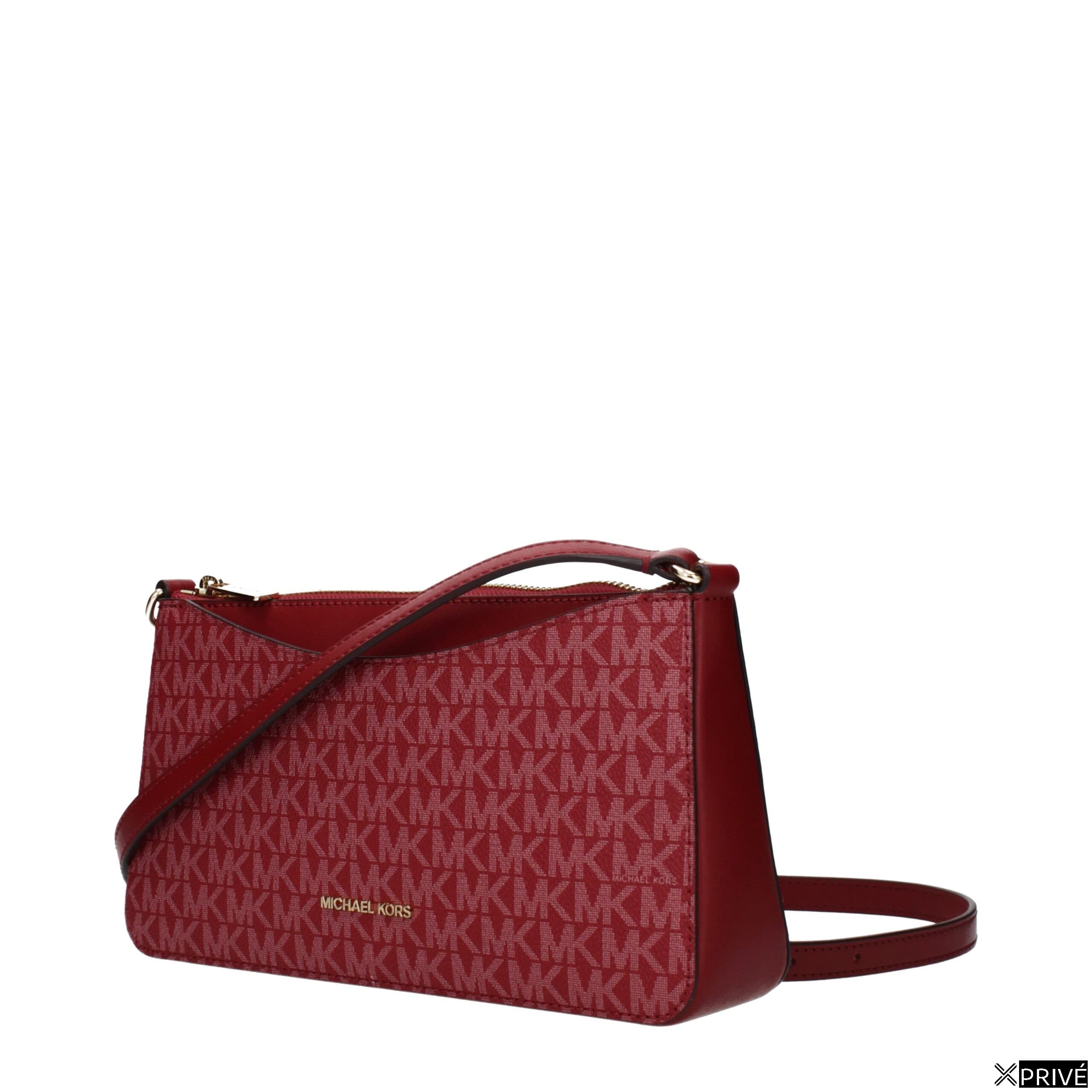 Sac porté croisé rouge en Tissu — 2
