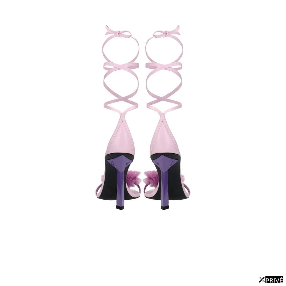 Escarpin violette en Cuir — 2