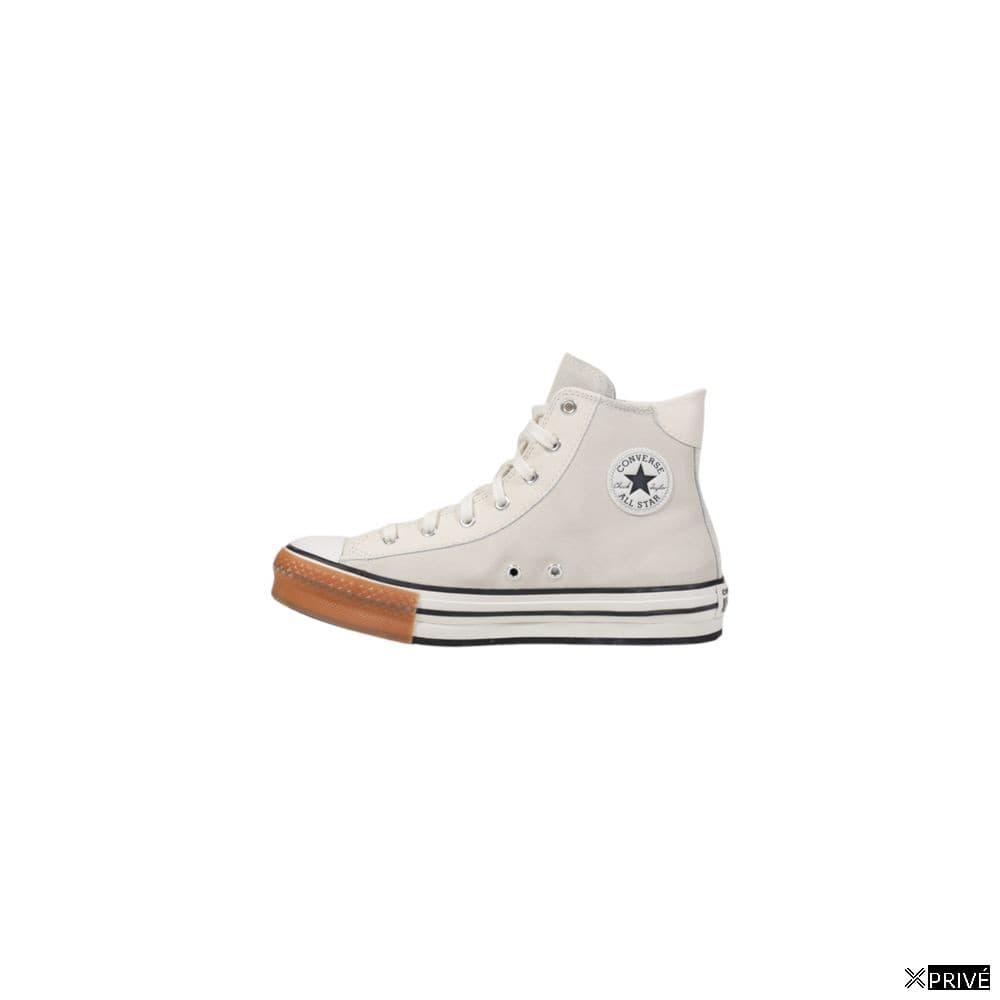 Chaussures de sport crèmes en Cuir — 3