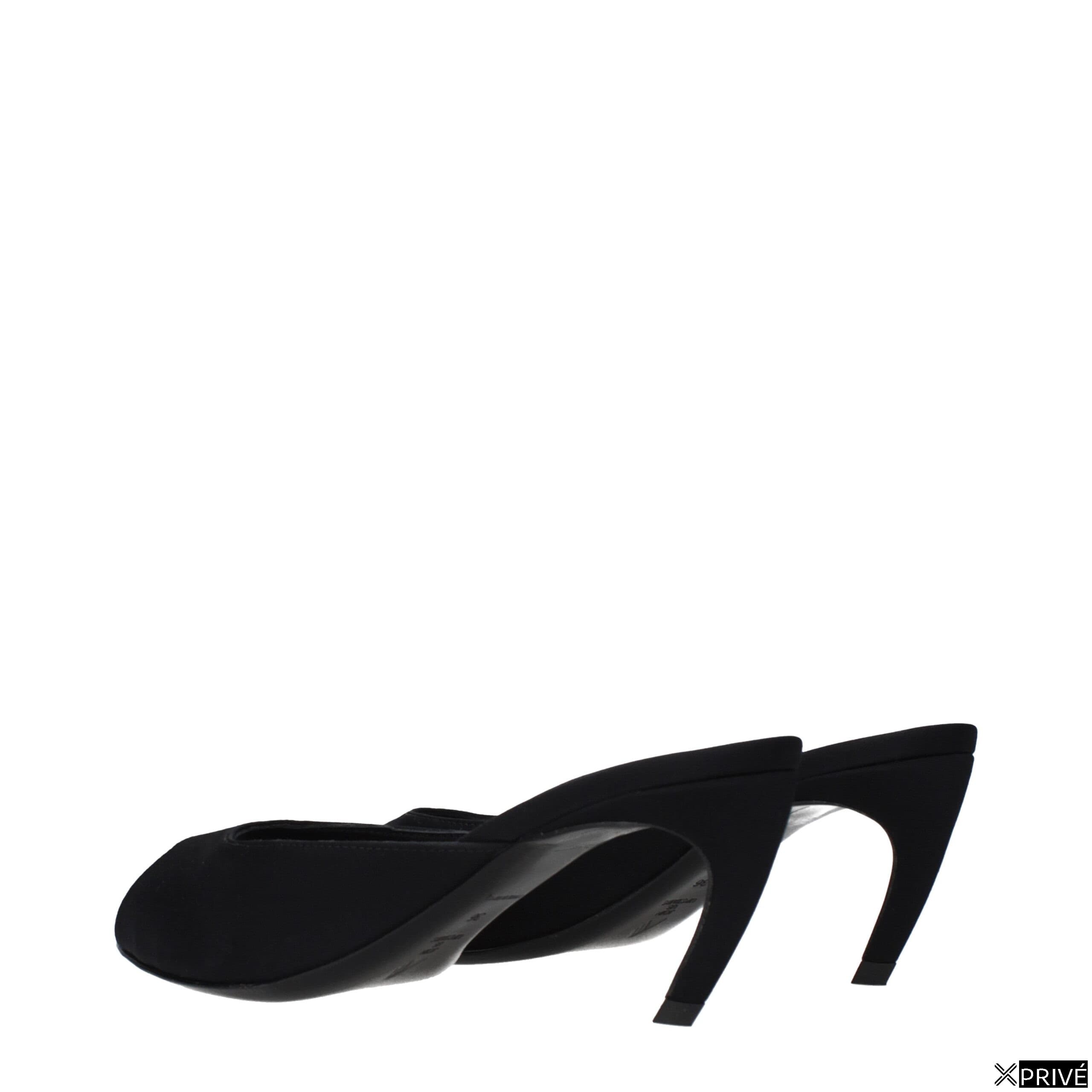 Sandales noires en Tissu — 4