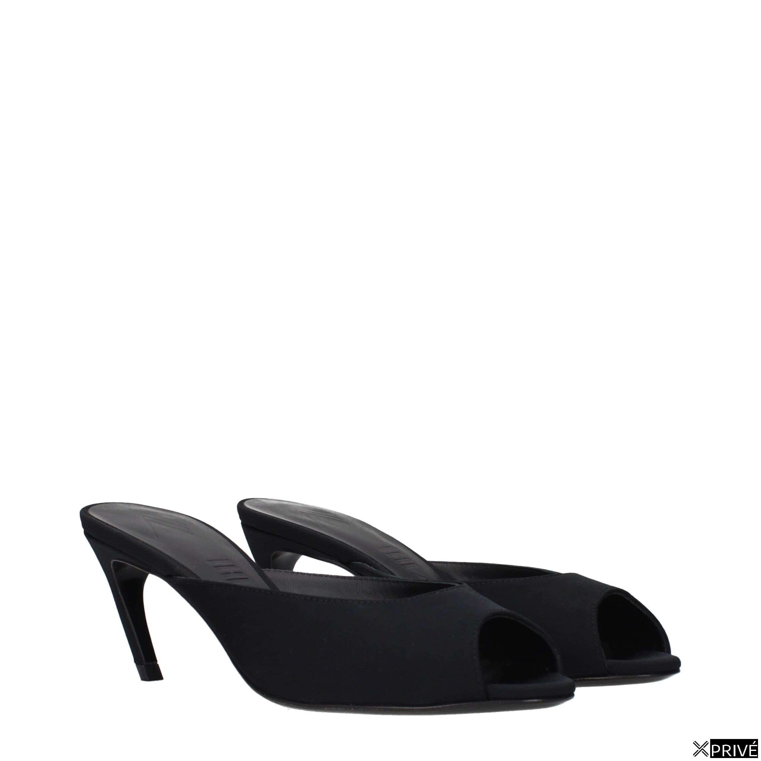 Sandales noires en Tissu — 2