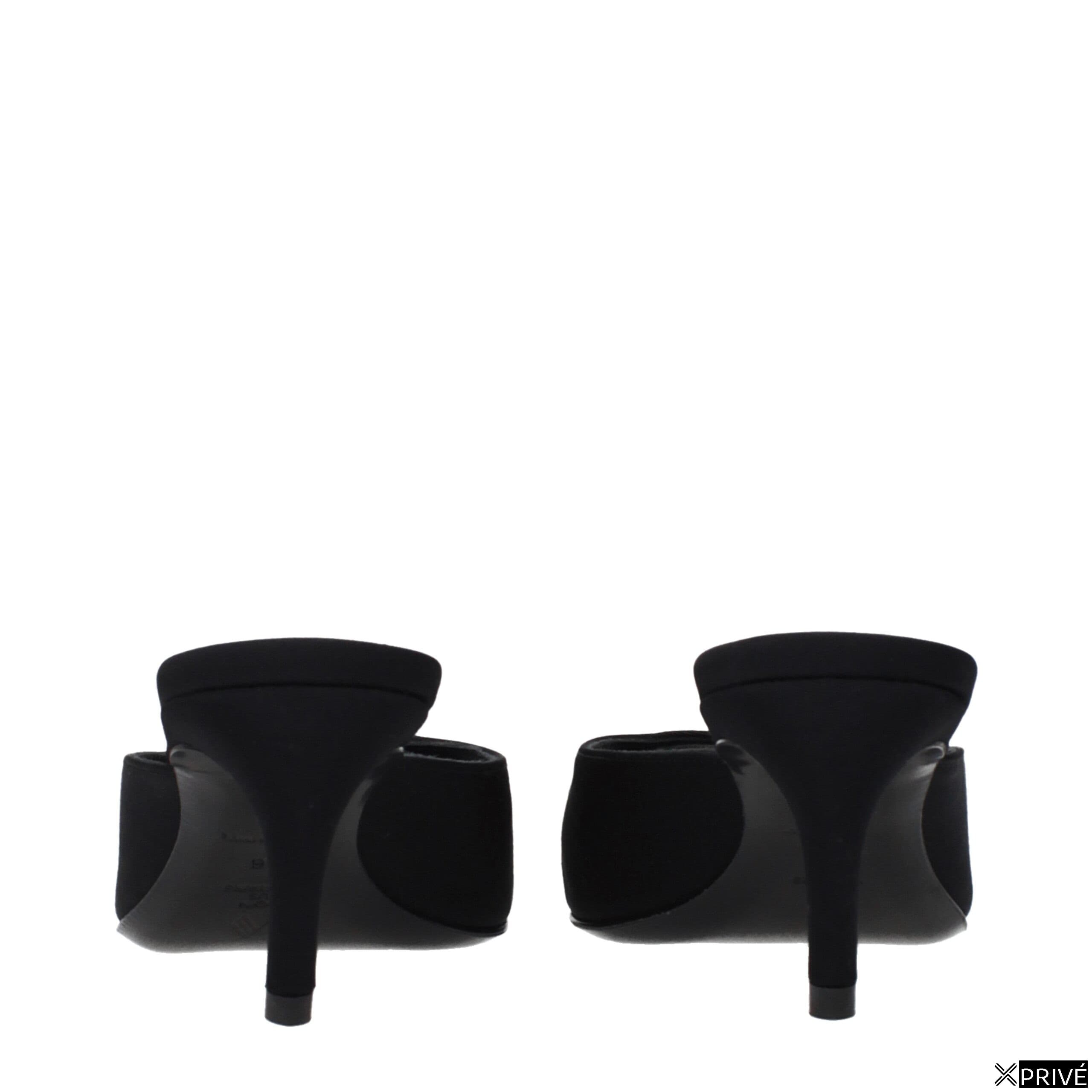 Sandales noires en Tissu — 5