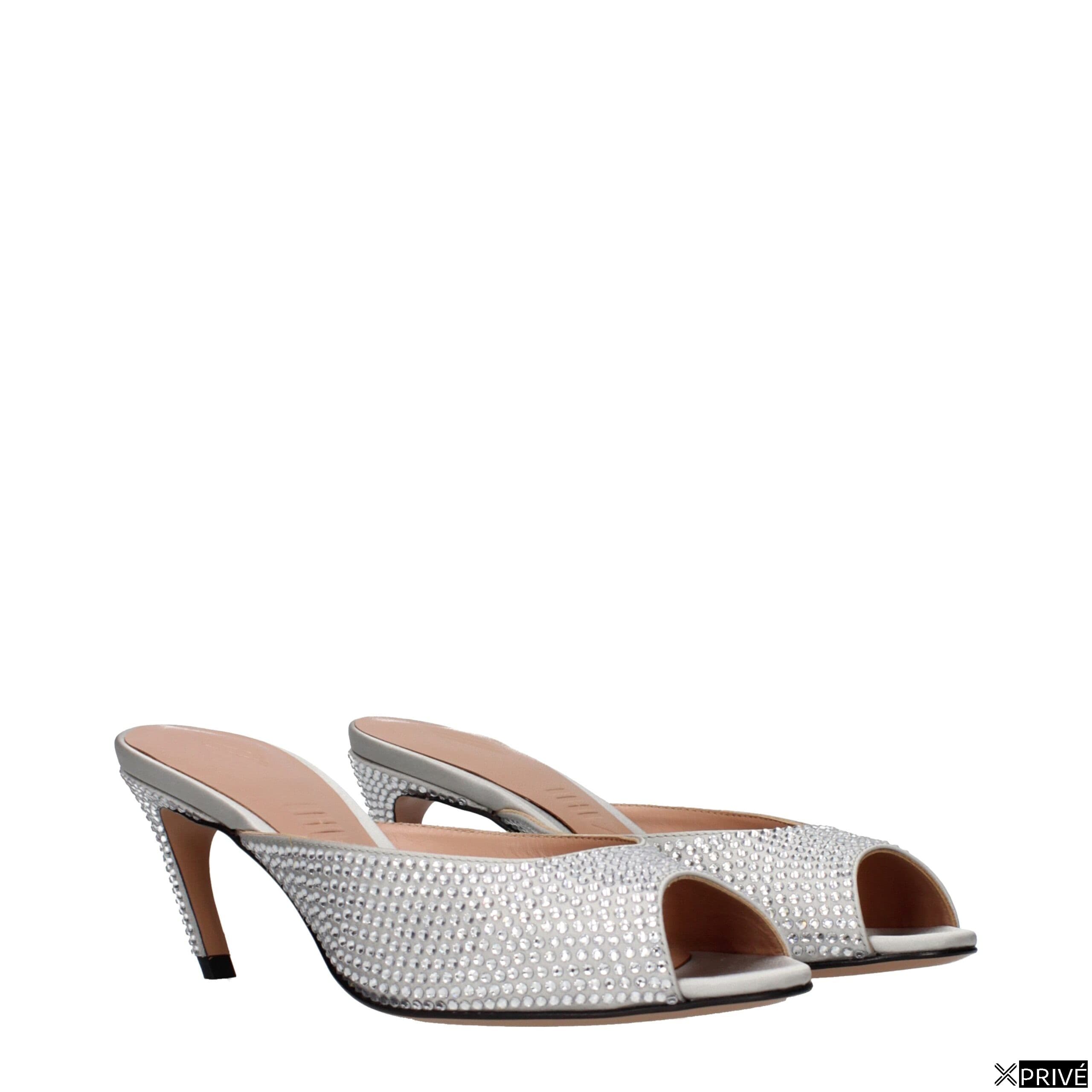 Sandales grises en Satin — 2
