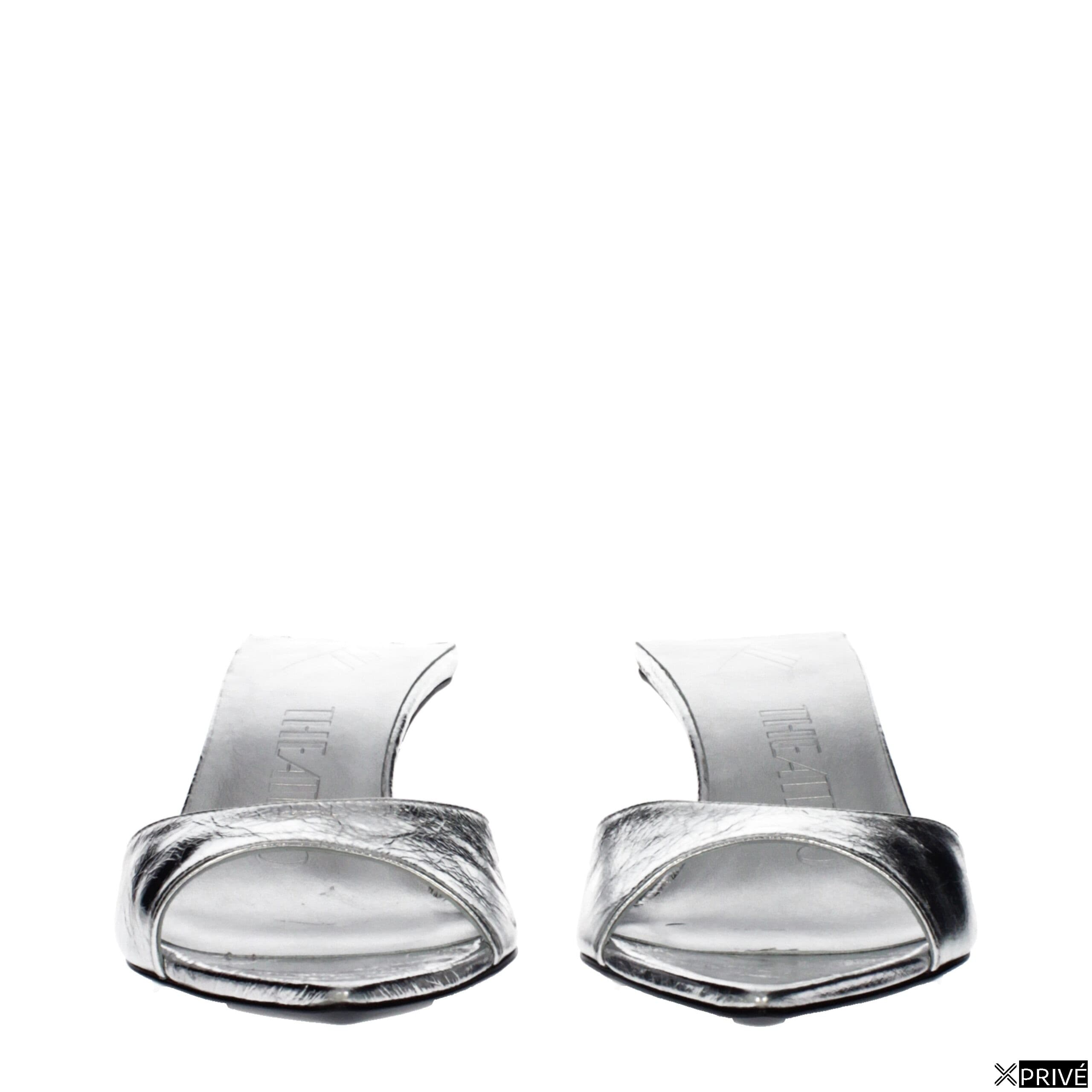 Sandales grises en Cuir — 3