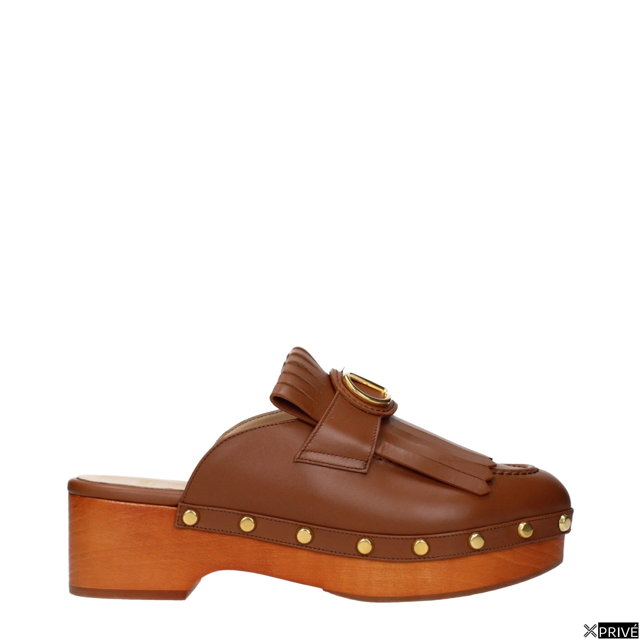 Sandales brunes en Cuir — 1
