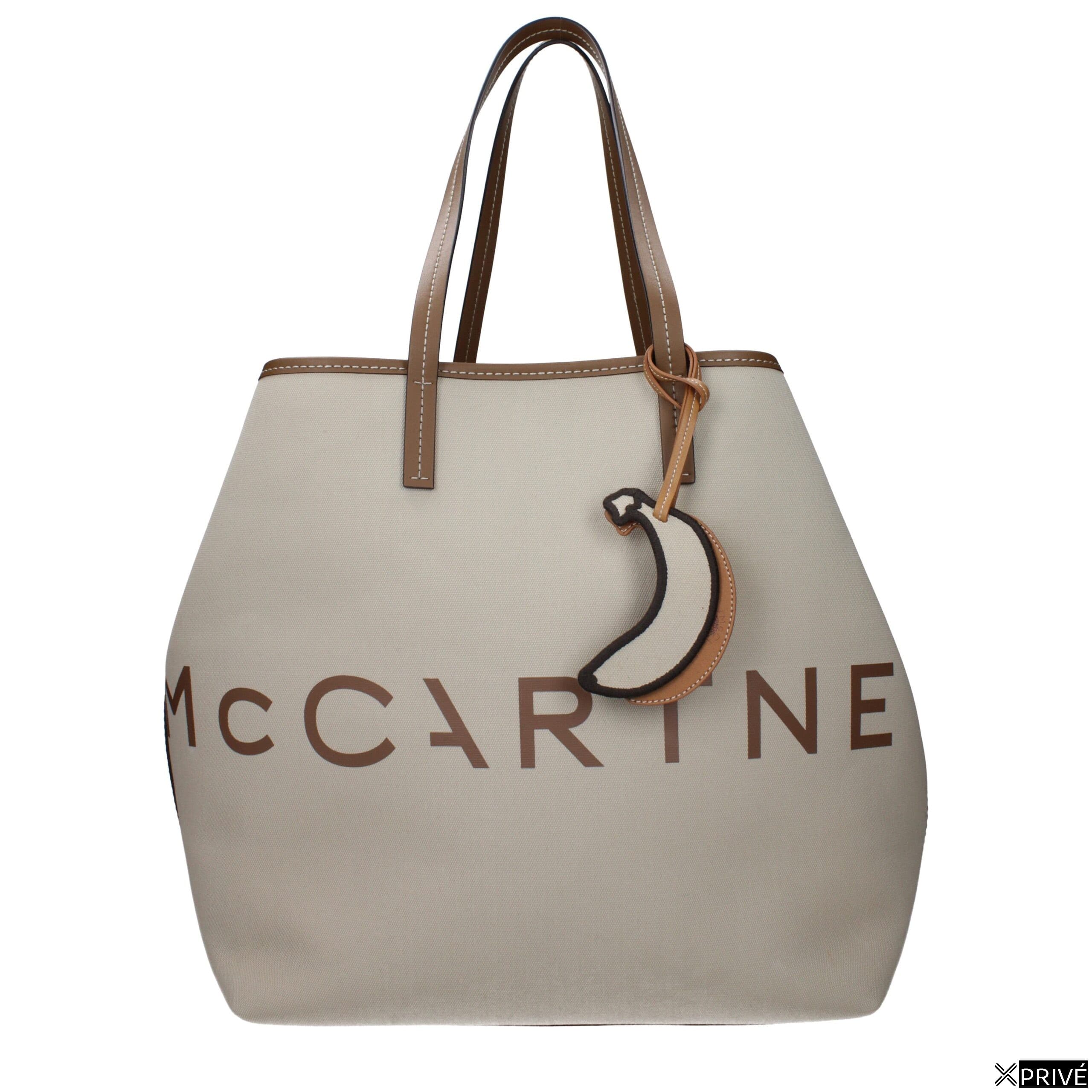 Sac bandoulière beige en Tissu — 1