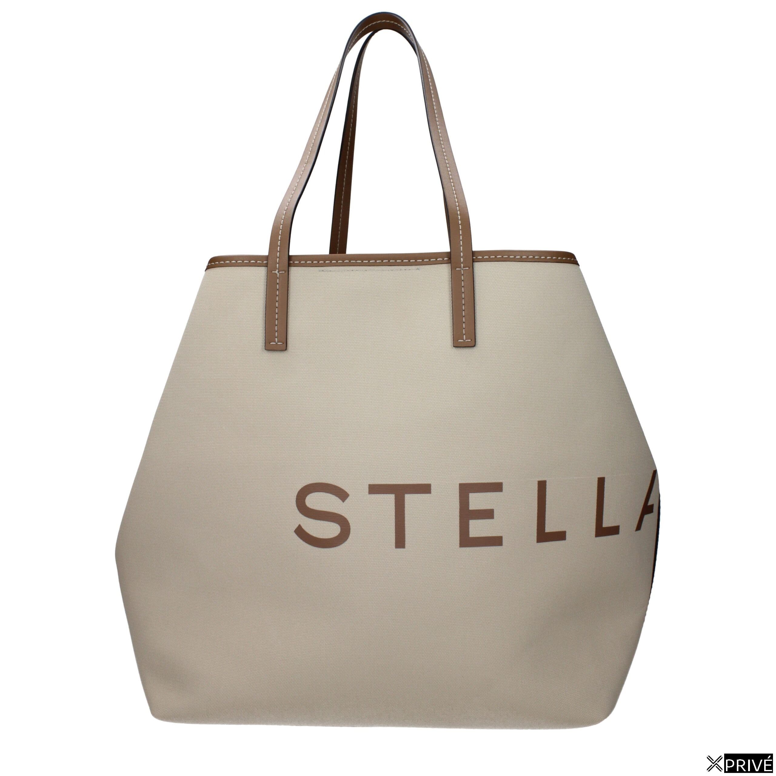 Sac bandoulière beige en Tissu — 3