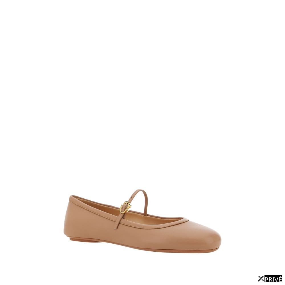 Chaussures plates beiges — 4