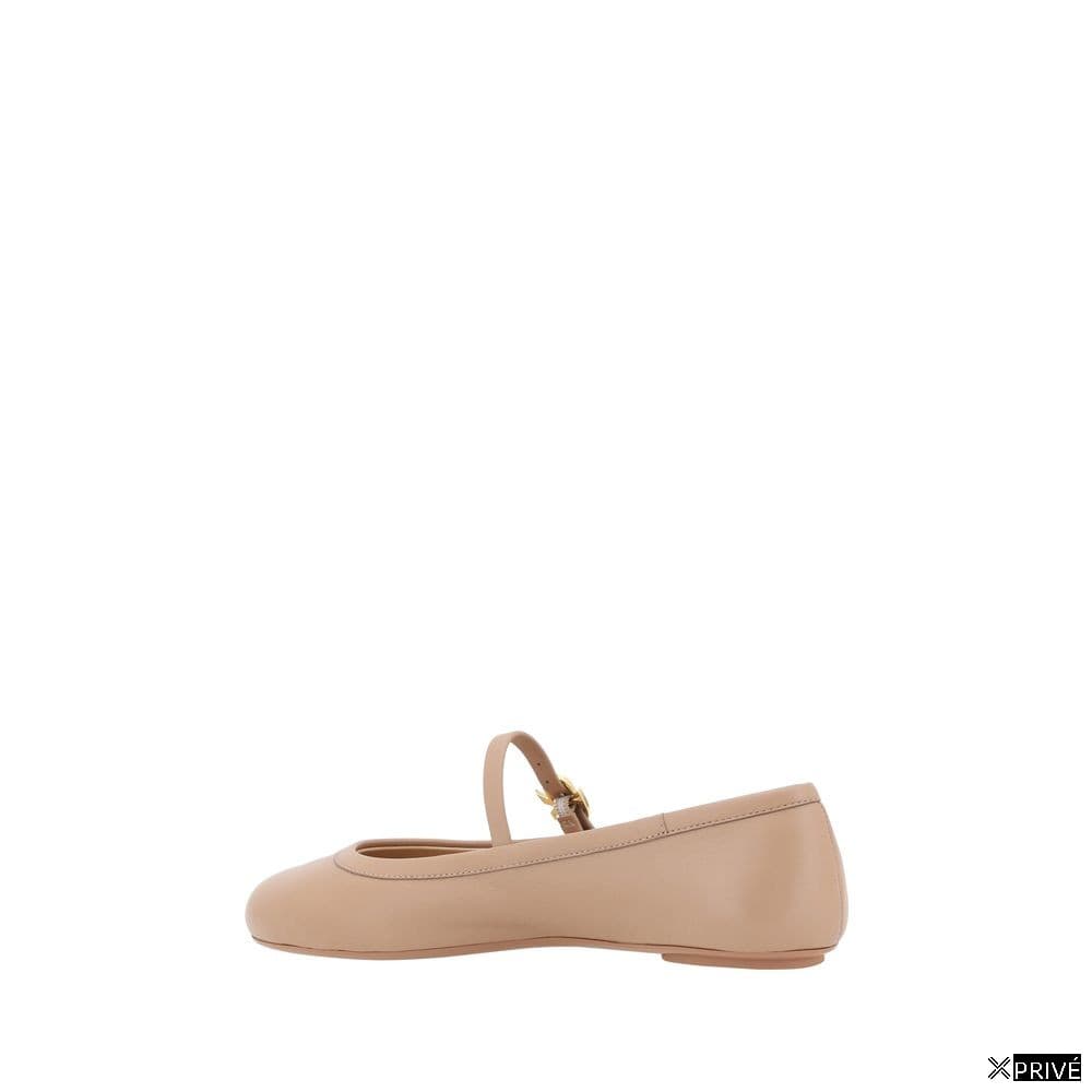 Chaussures plates beiges — 5
