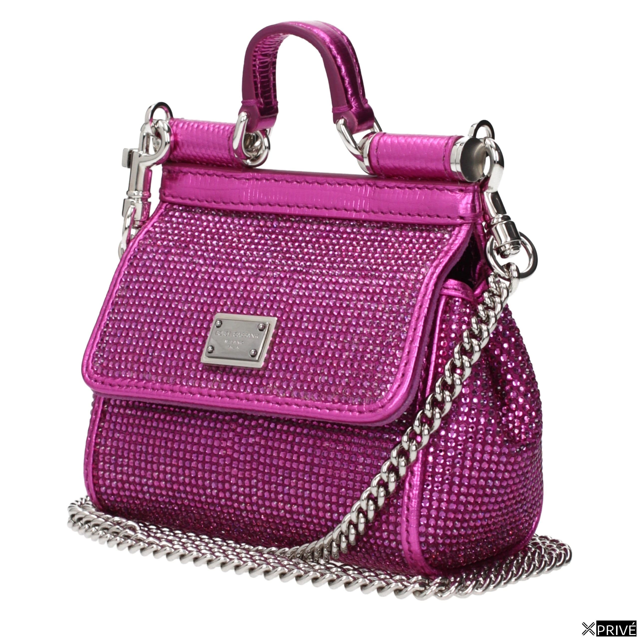 Sac à main rose en Satin — 2