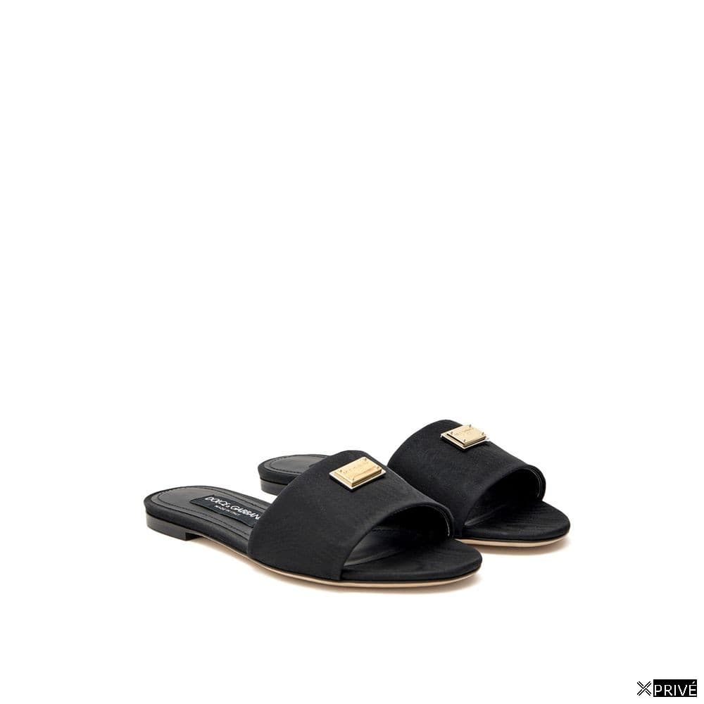 Sandales noires en Polyester — 2