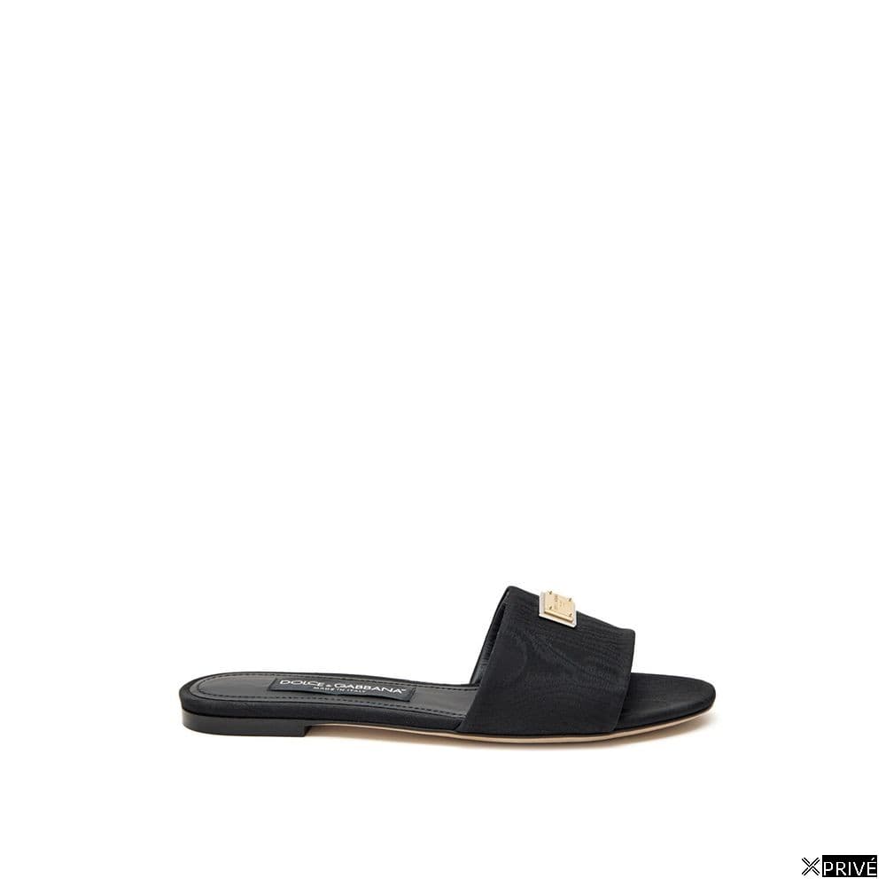 Sandales noires en Polyester — 1