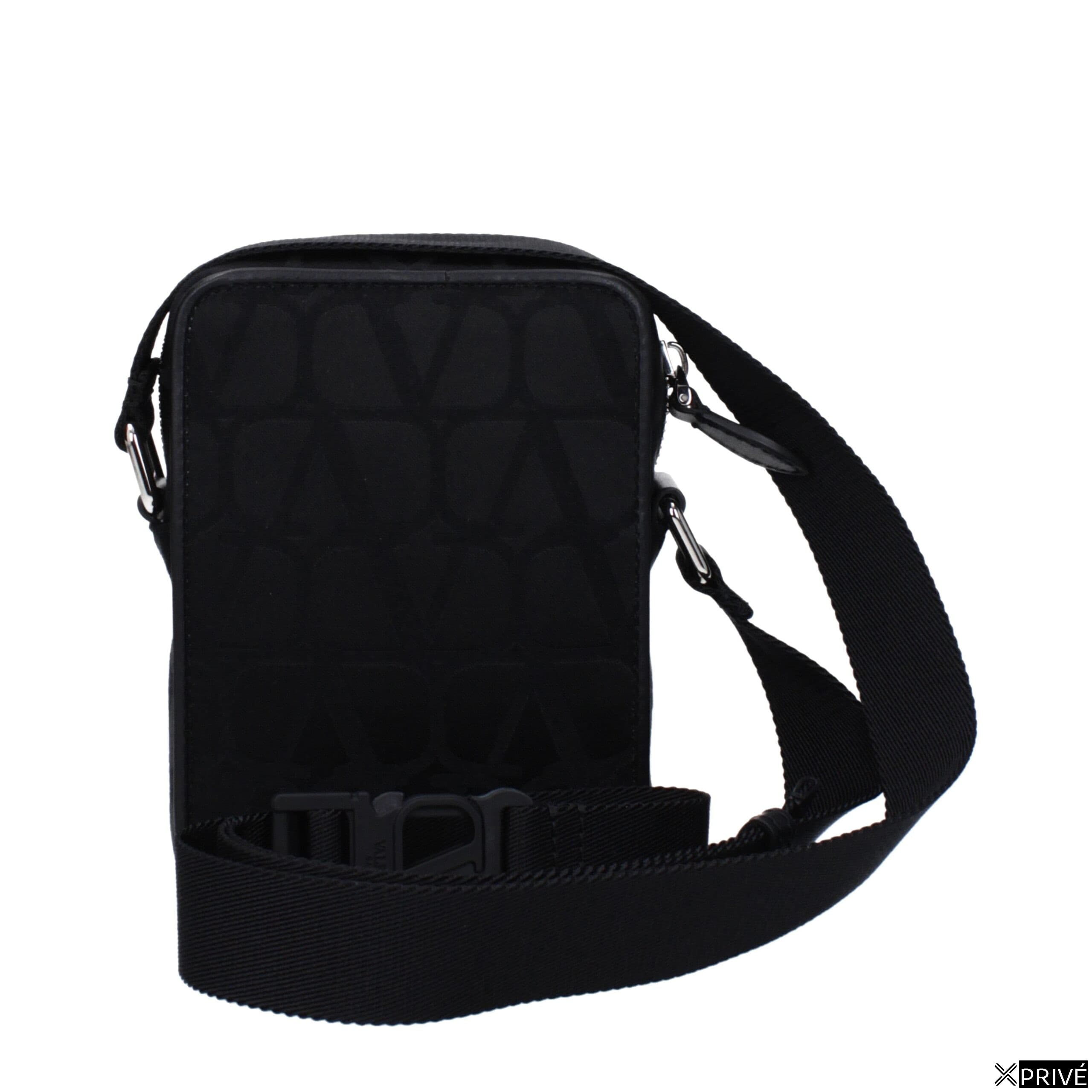 Sac porté croisé noir en Tissu — 3