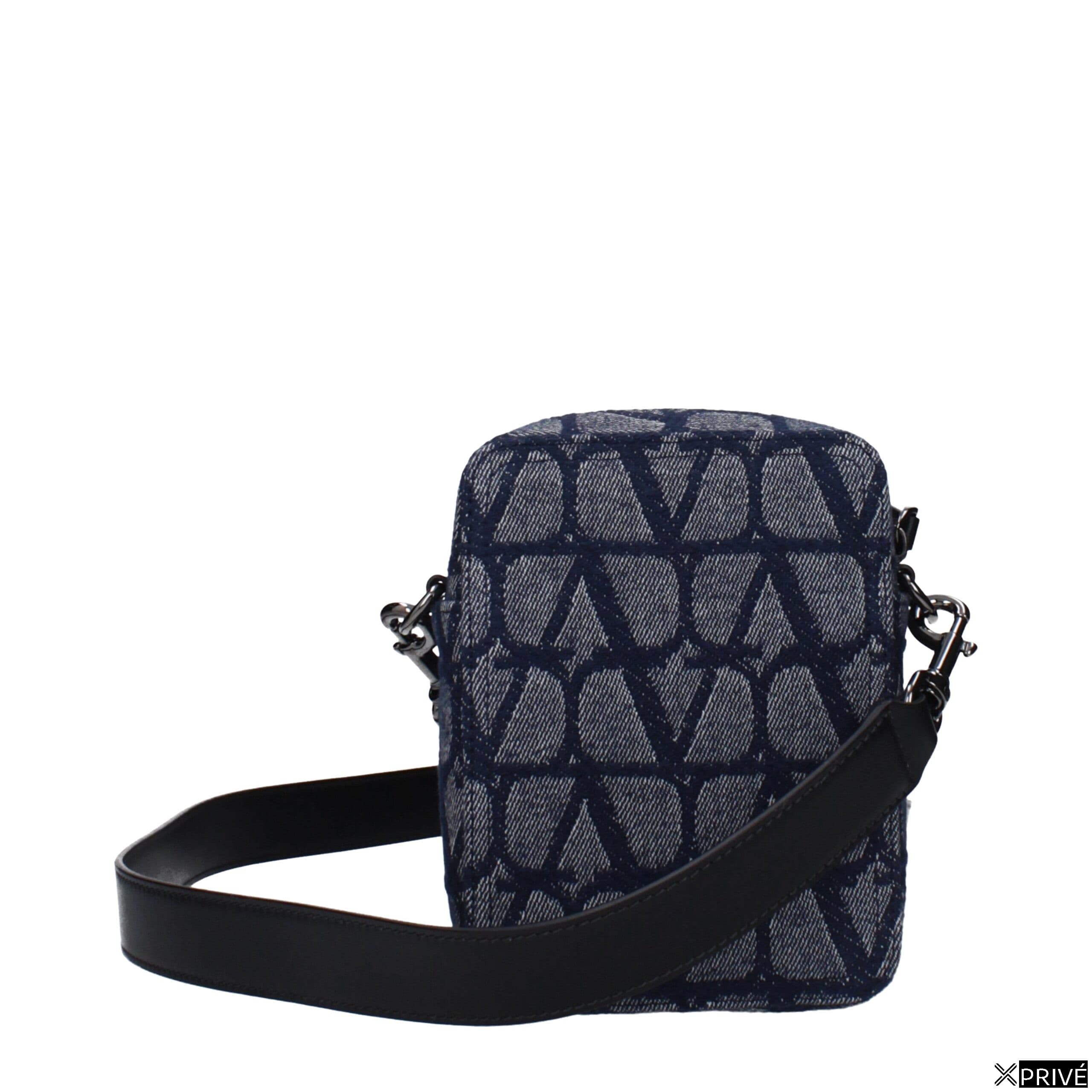 Sac porté croisé bleu en Tissu — 3
