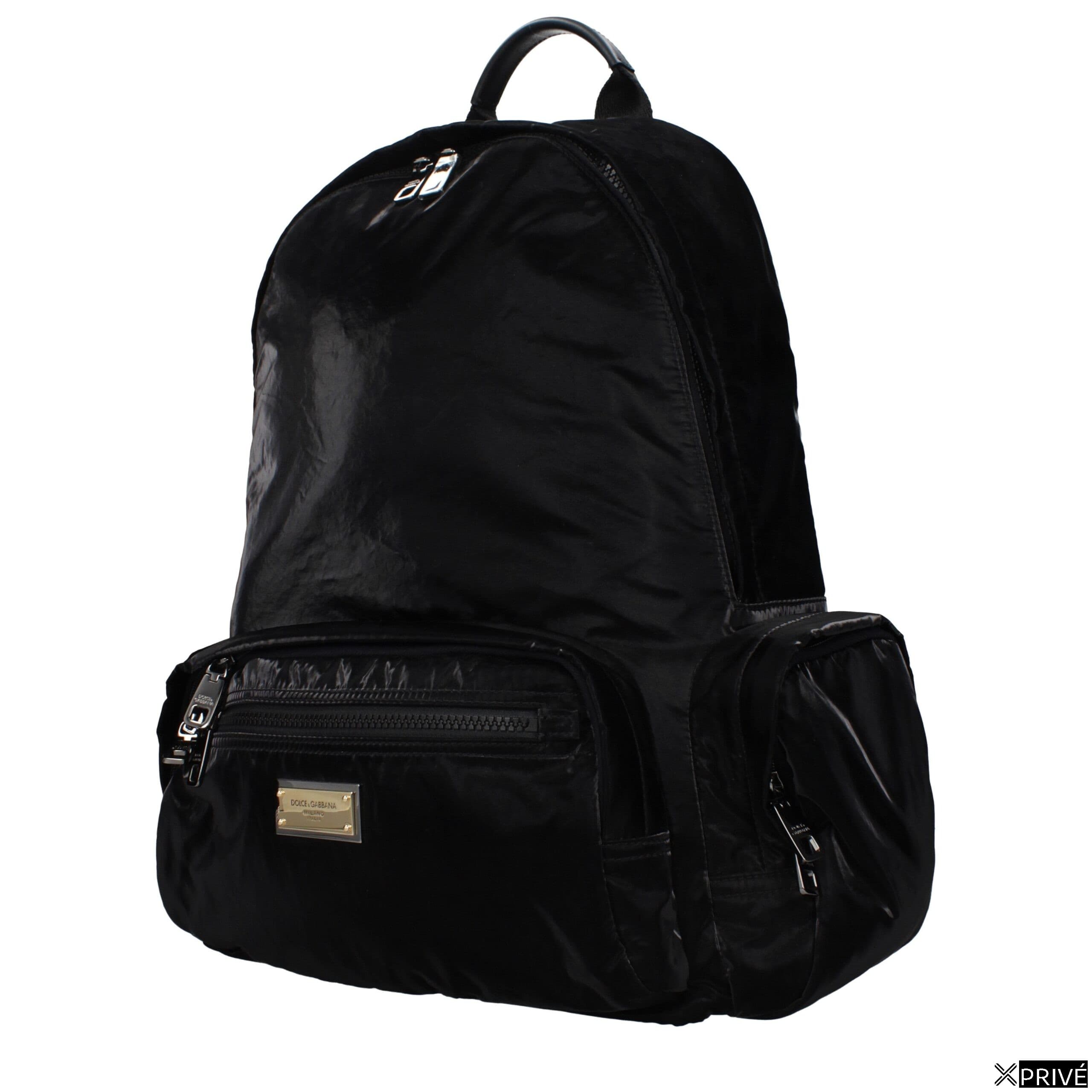 Sac à dos noir en Nylon — 2