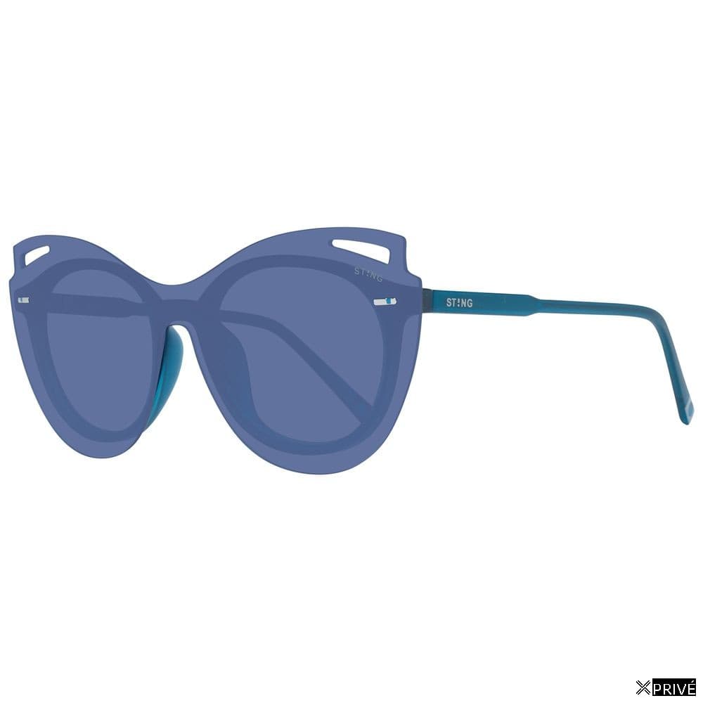 Lunettes de soleil bleues en Plastique — 1