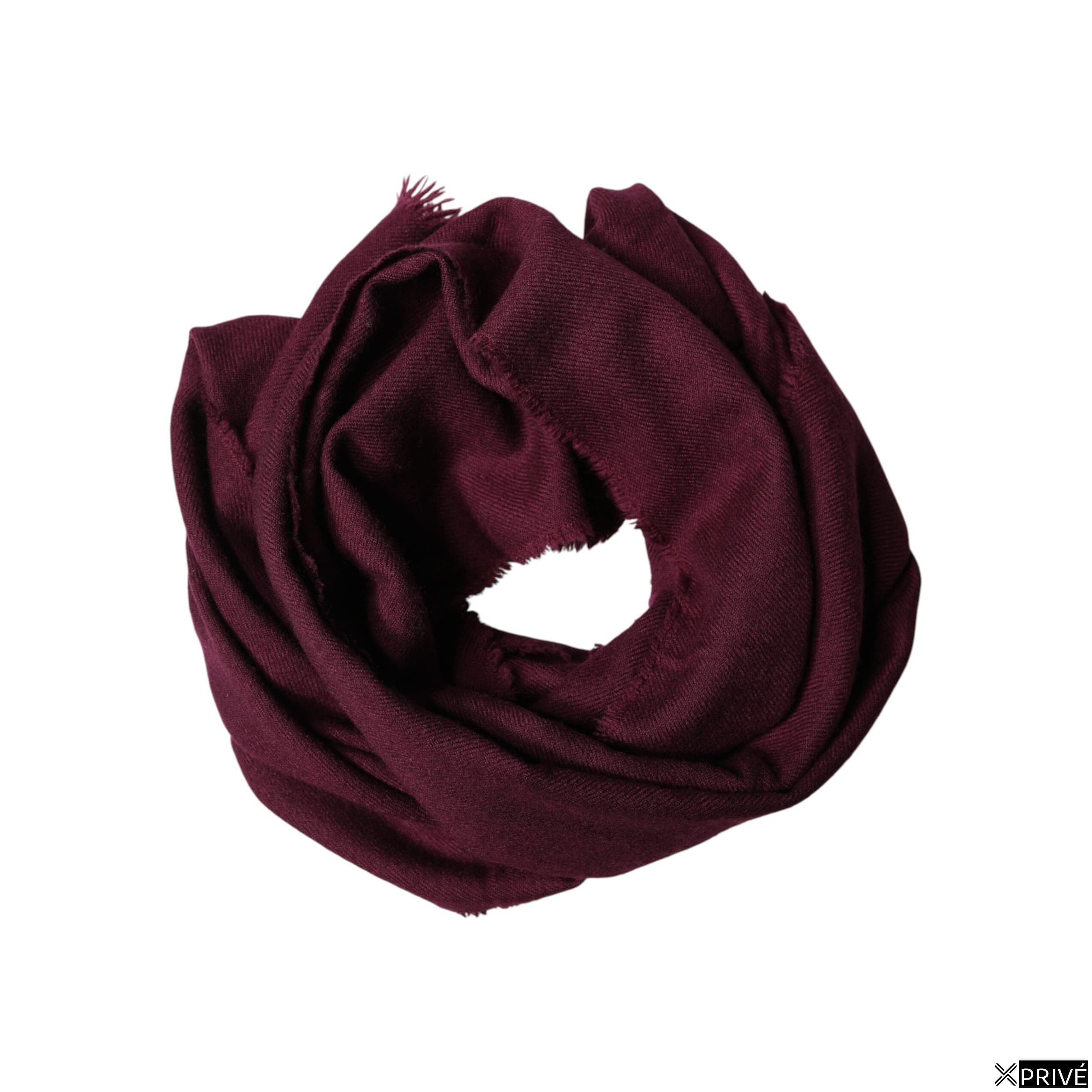 Écharpe bordeaux — 1