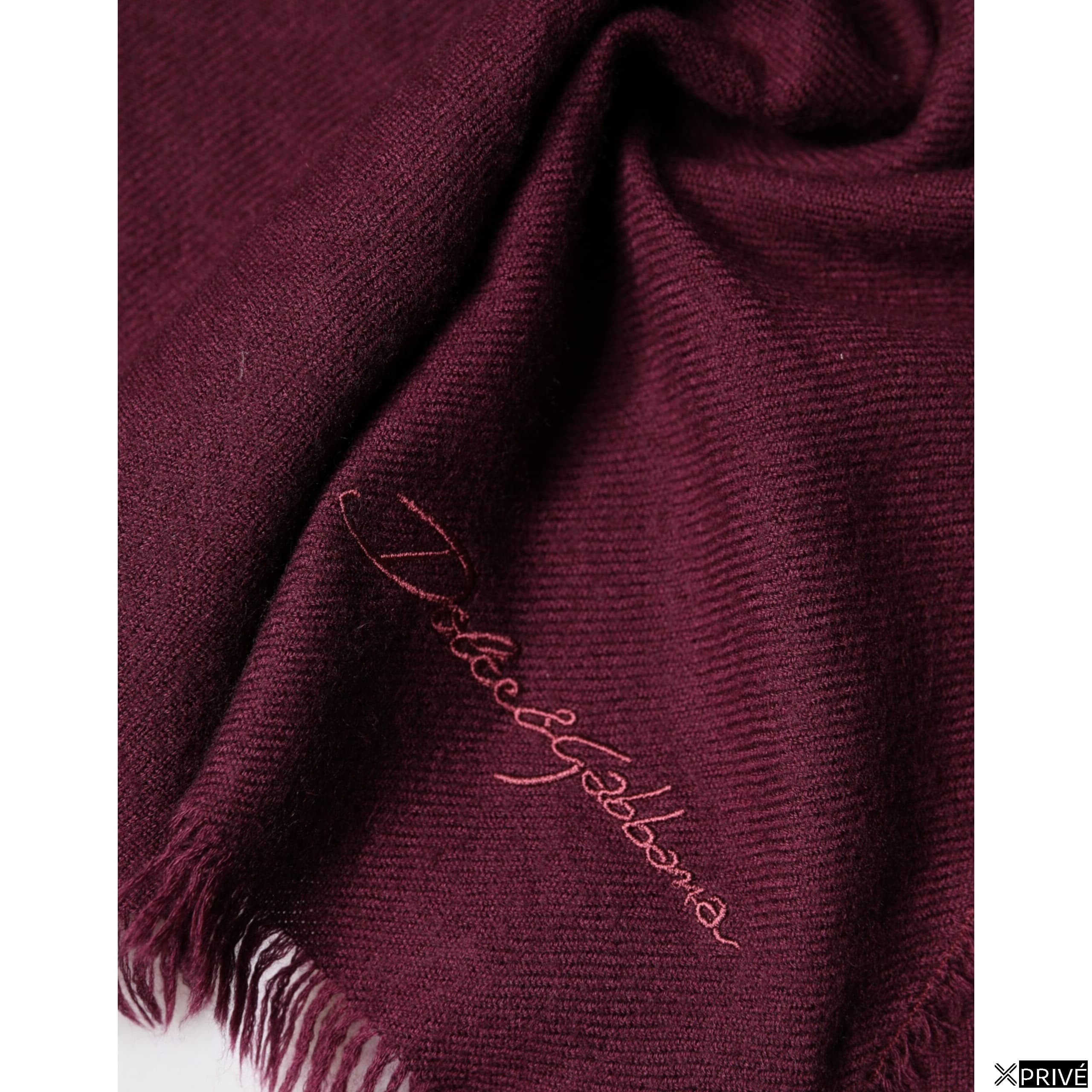 Écharpe bordeaux — 4