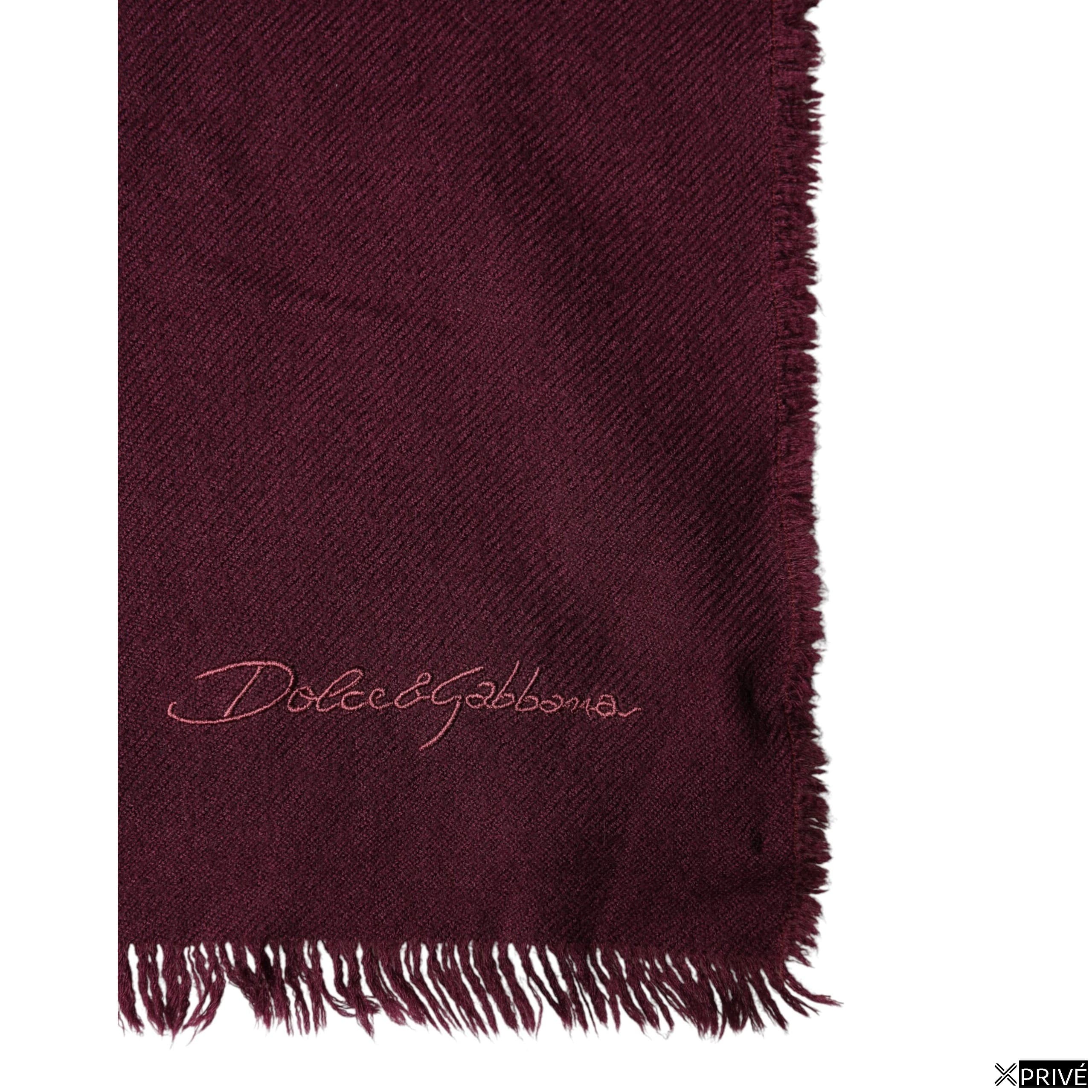 Écharpe bordeaux — 3