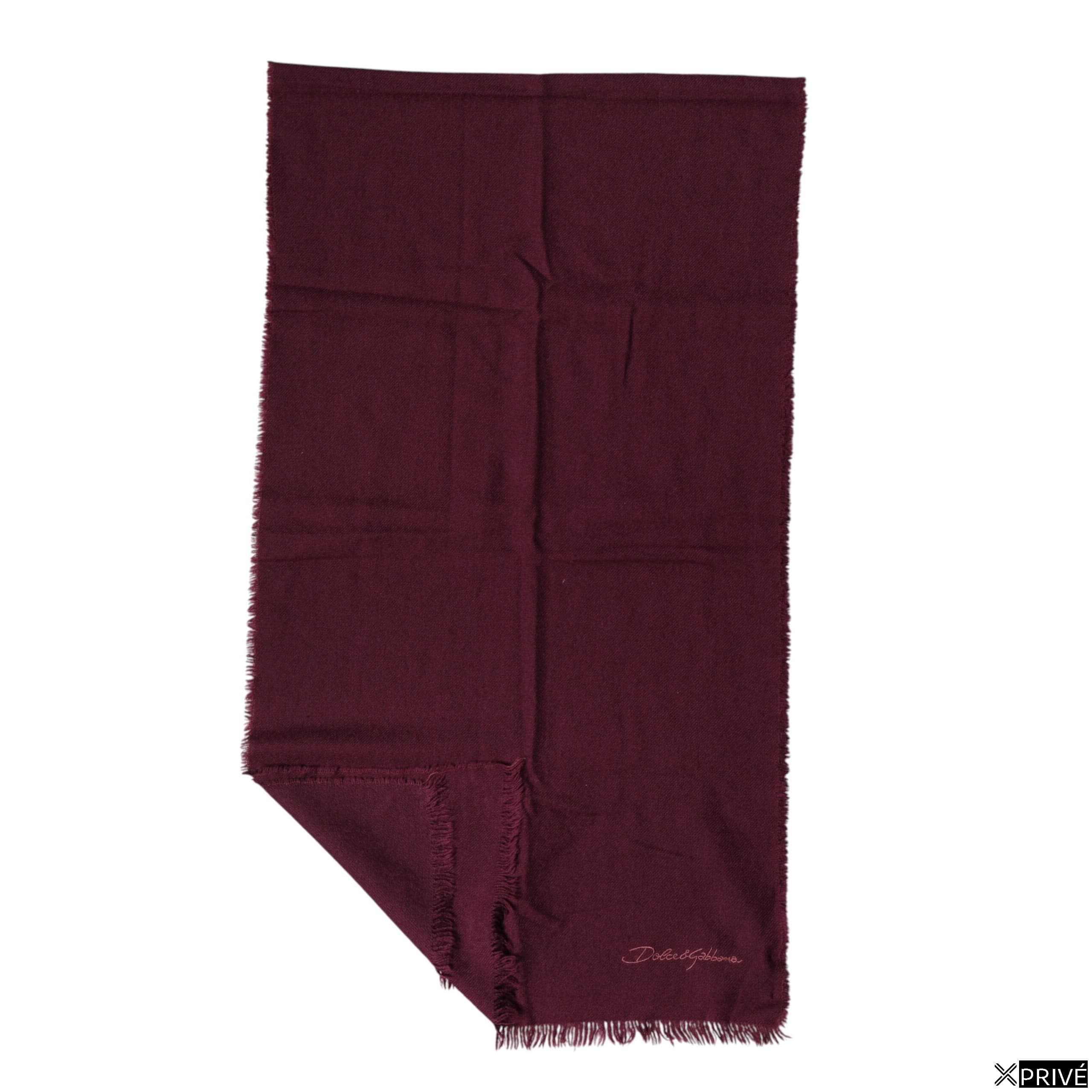 Écharpe bordeaux — 5