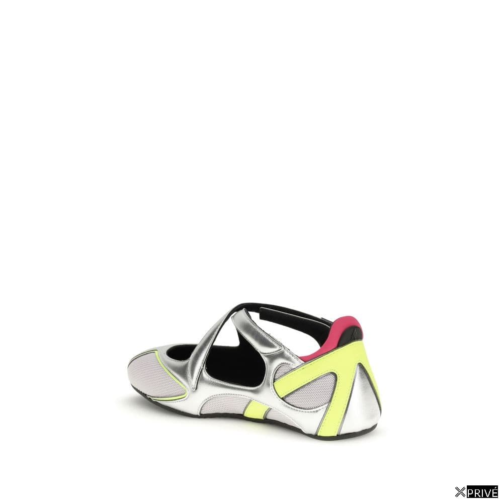 Chaussures plates argentées — 3