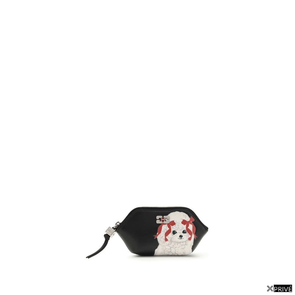 Portefeuille noir en Polyester — 1