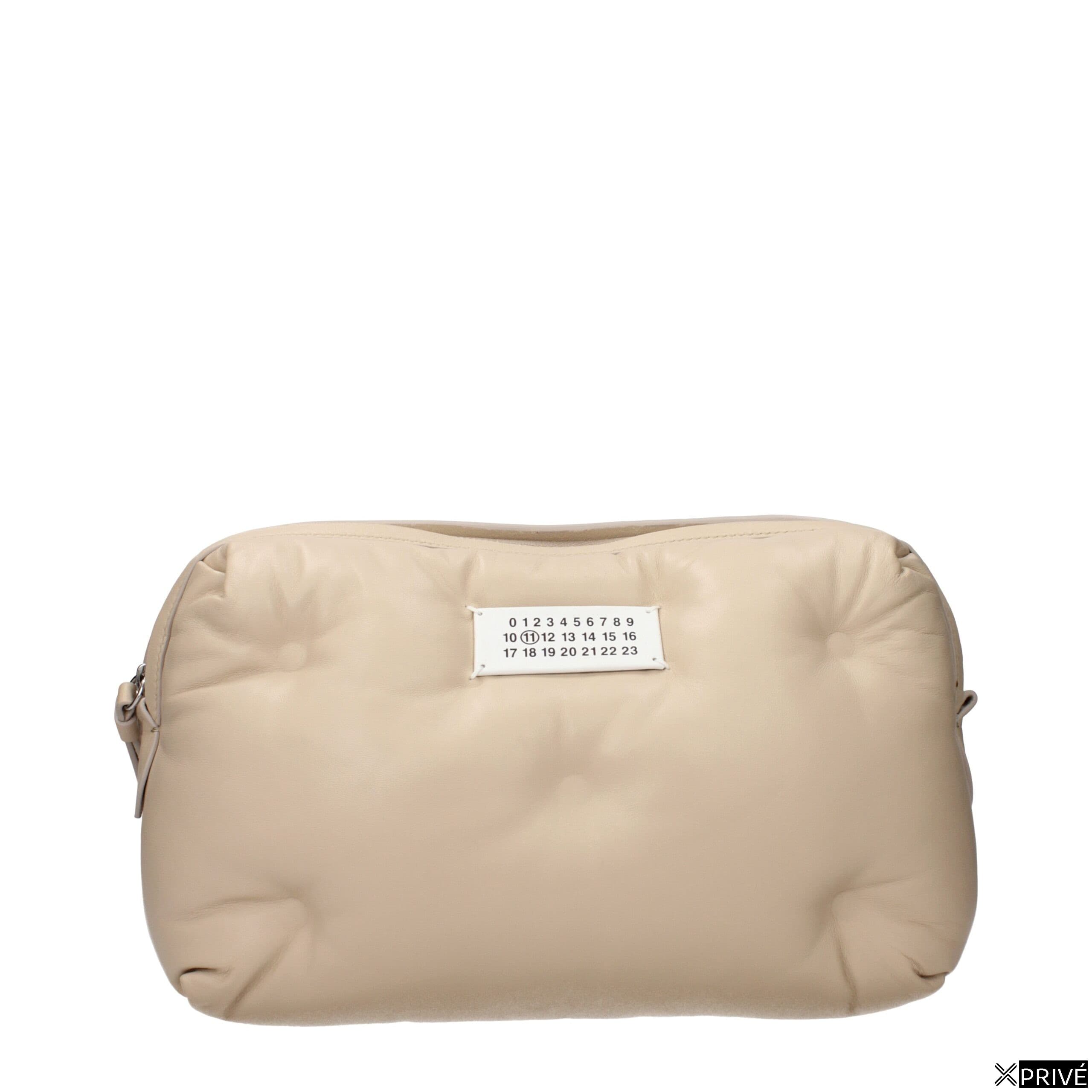 Pochette beige en Cuir — 1