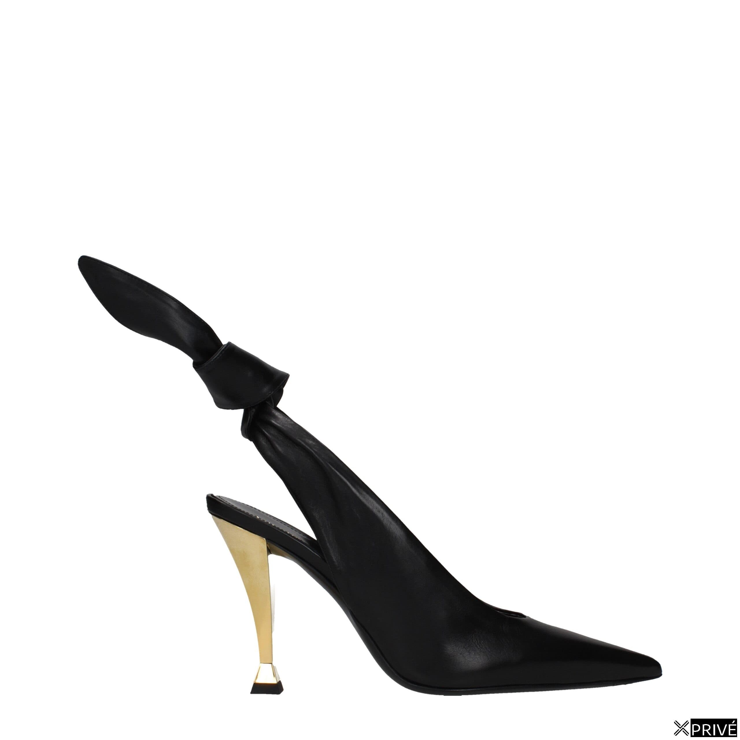 Sandales noires en Cuir — 1