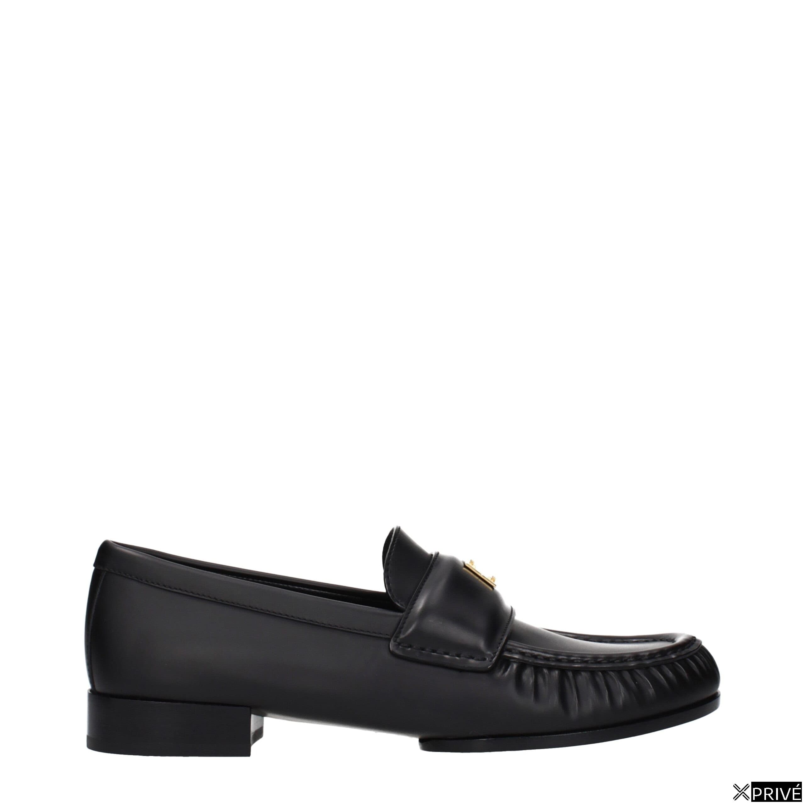 Mocassin noir en Cuir — 1