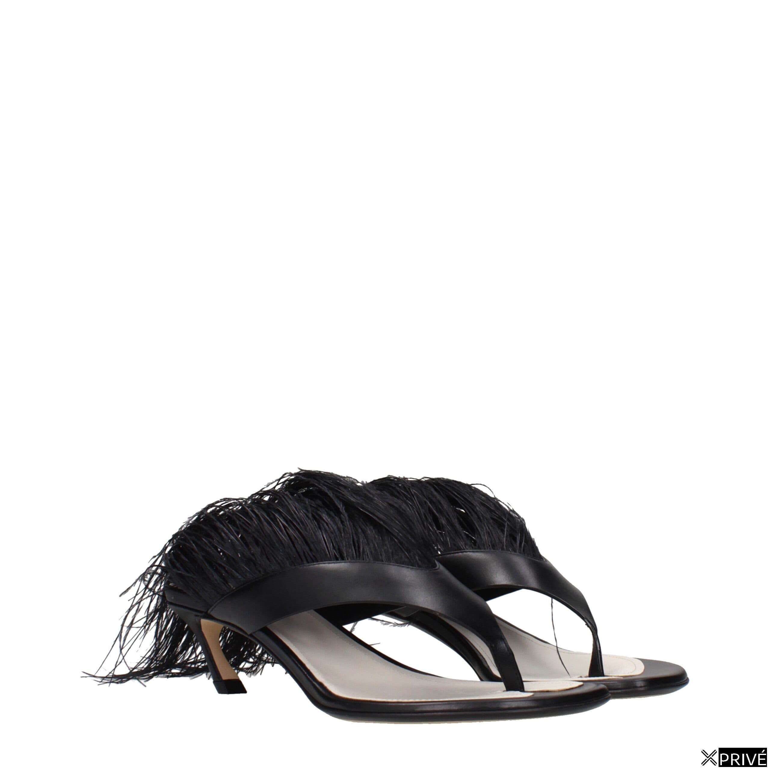 Sandales noires en Cuir — 2