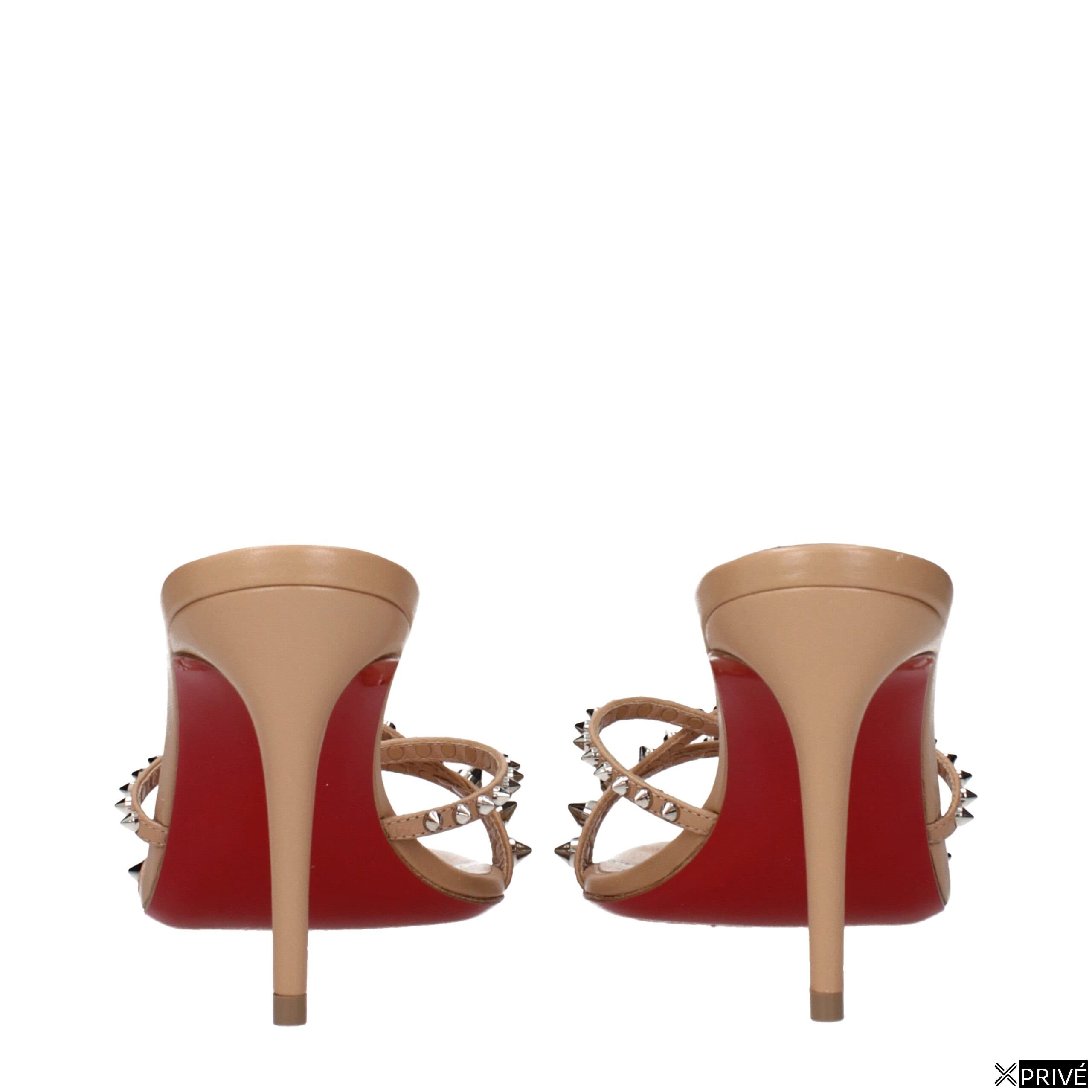 Sandales roses en Cuir — 5