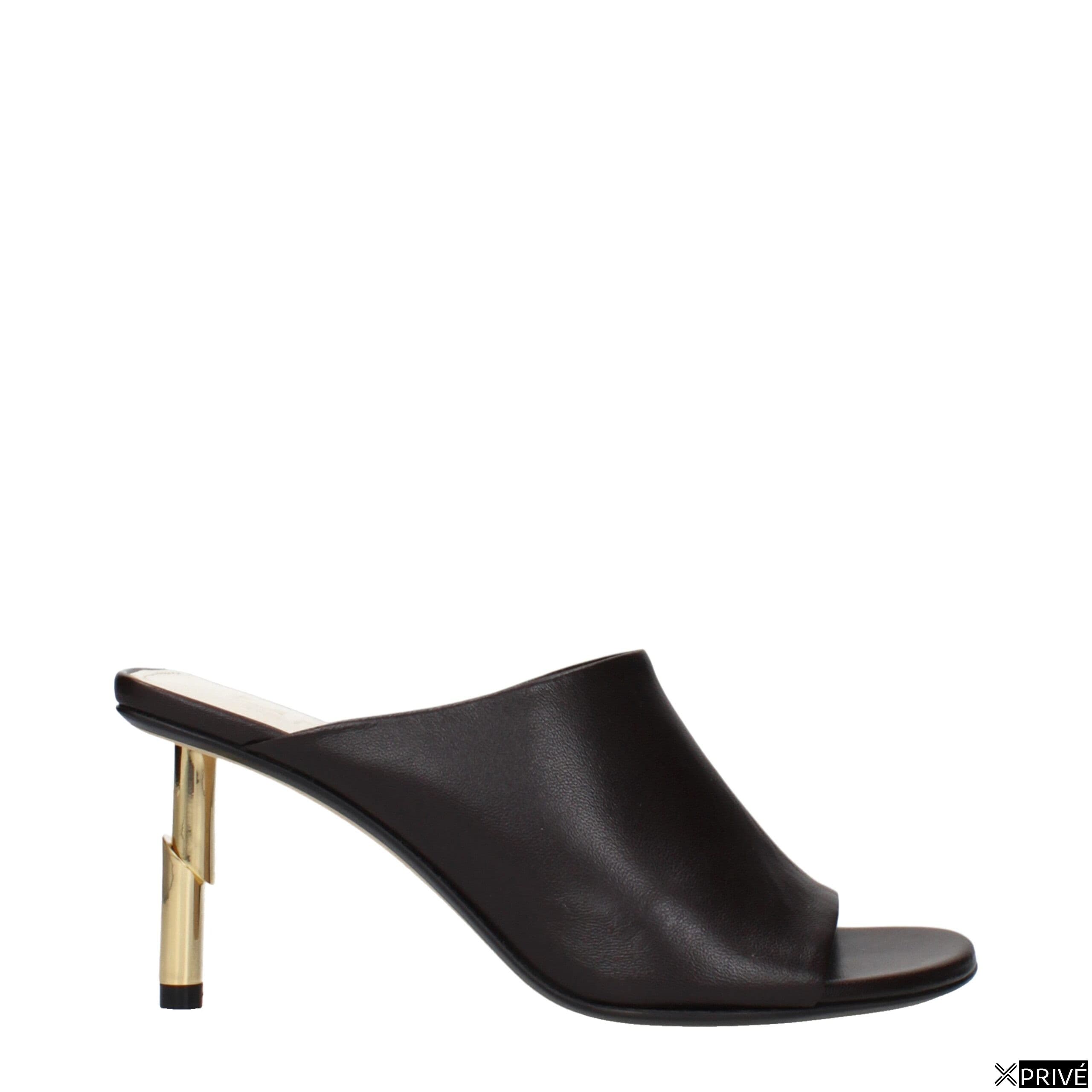 Sandales noires en Cuir — 1