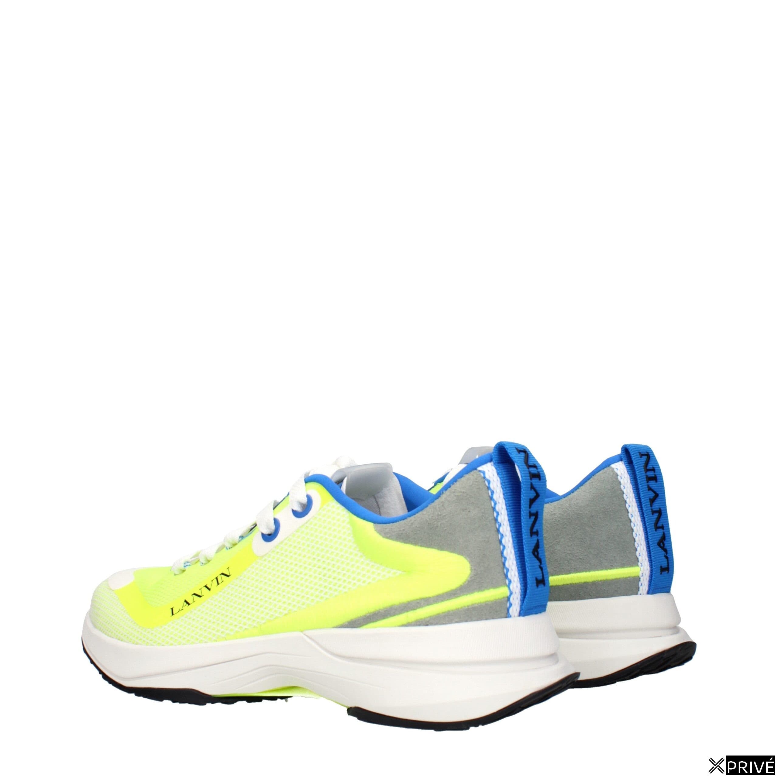 Chaussures de sport jaunes en Tissu — 4