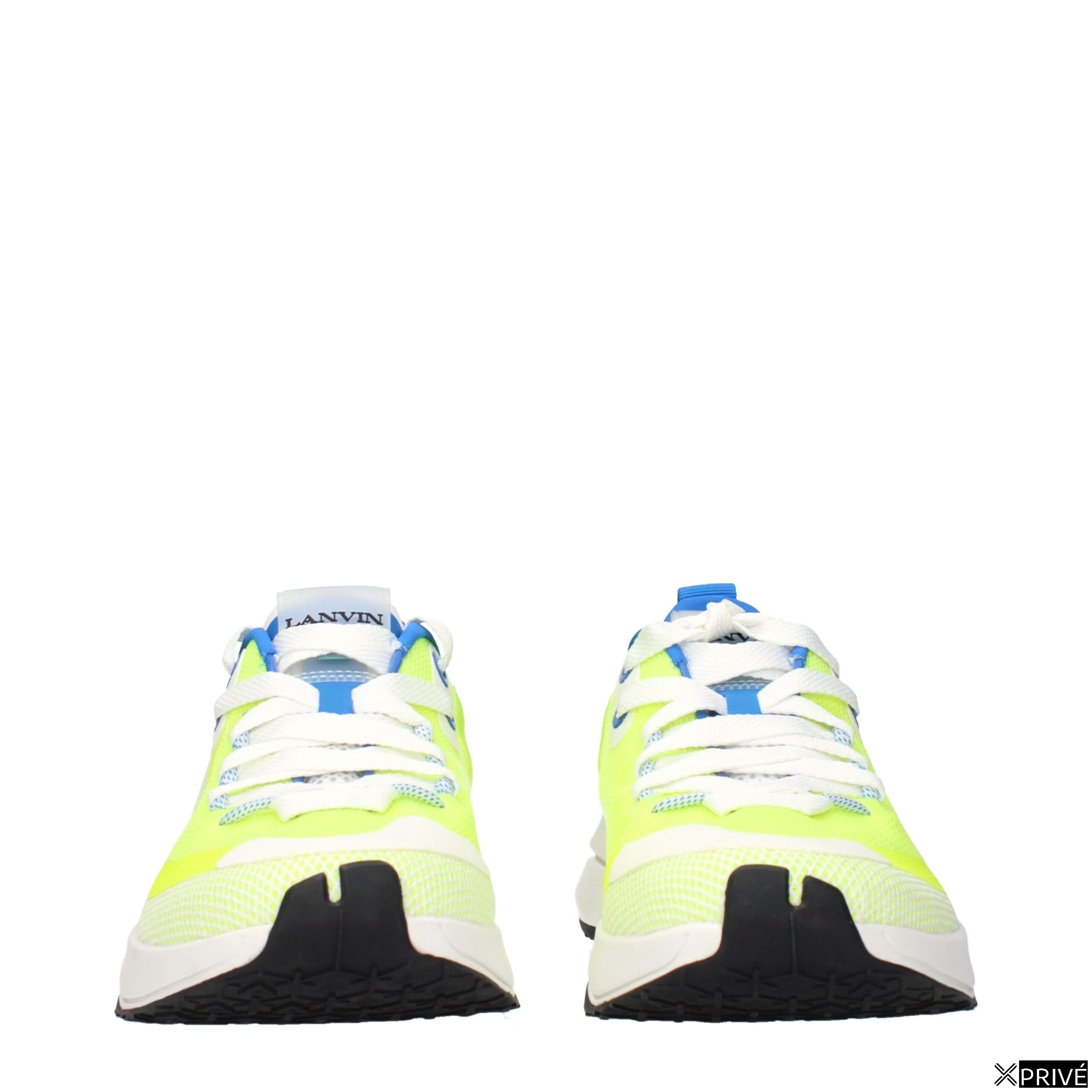 Chaussures de sport jaunes en Tissu — 3