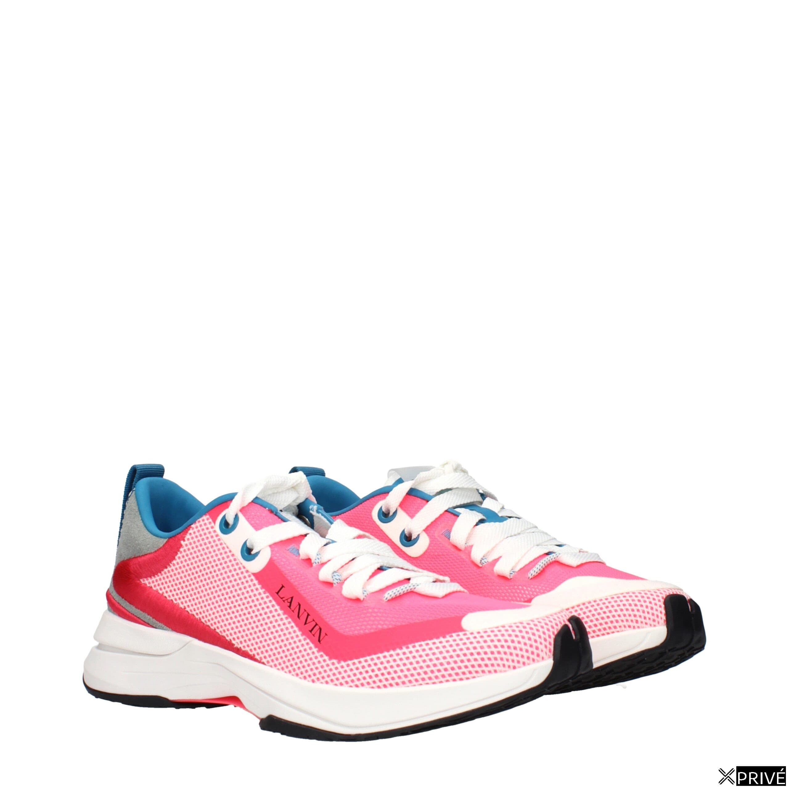 Chaussures de sport roses en Tissu — 2