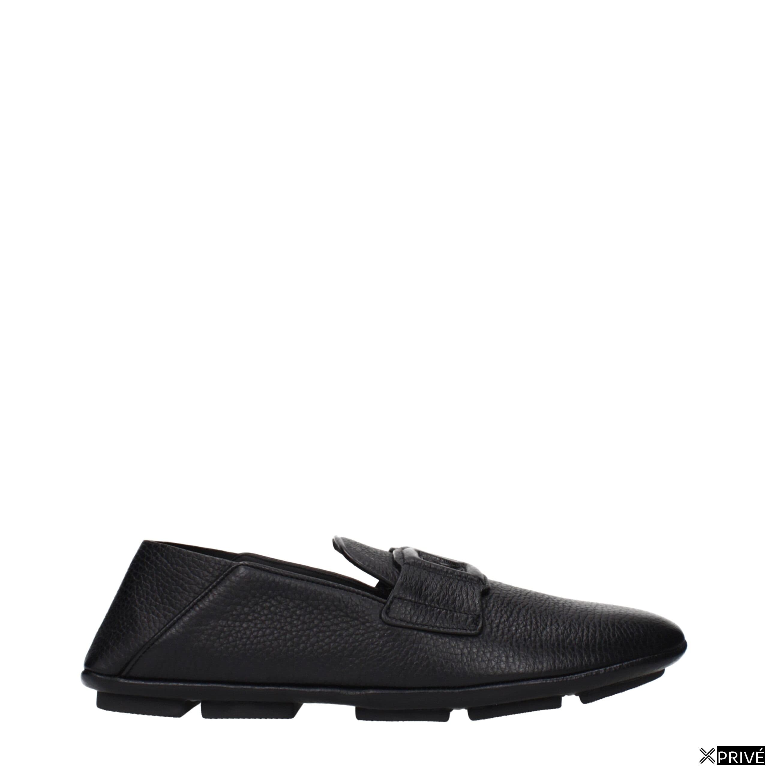 Mocassin noir en Cuir — 1