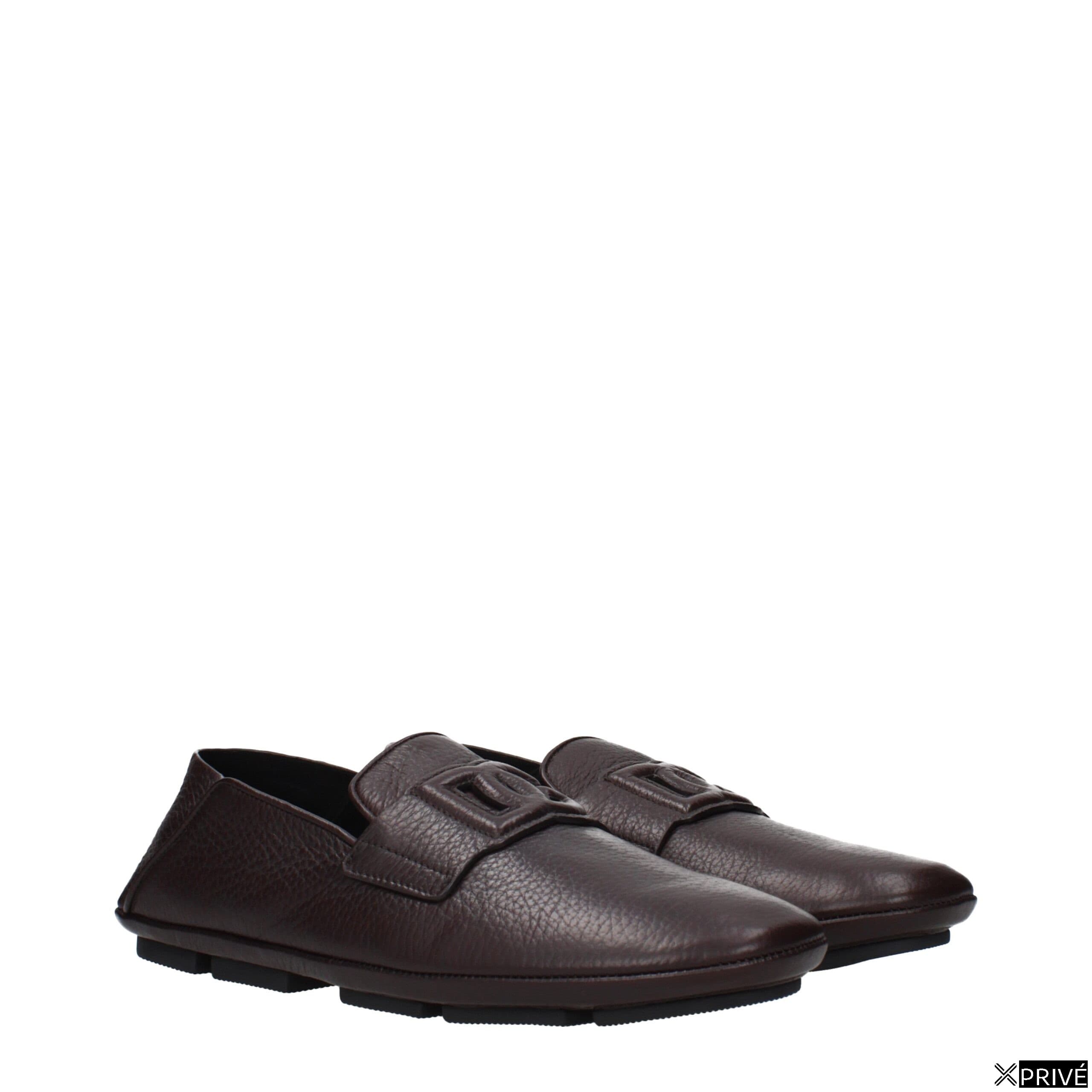 Mocassin brun en Cuir — 2