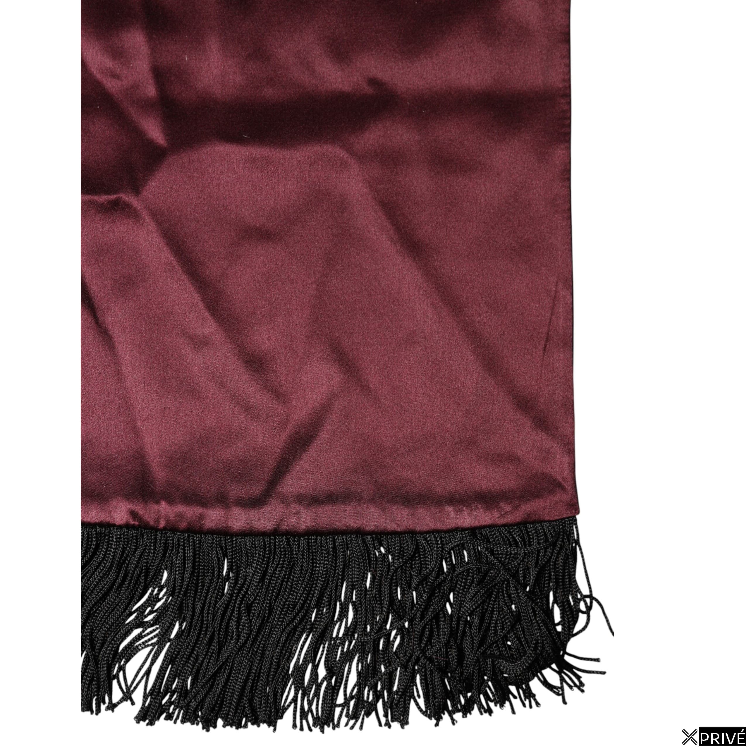 Écharpe bordeaux — 5
