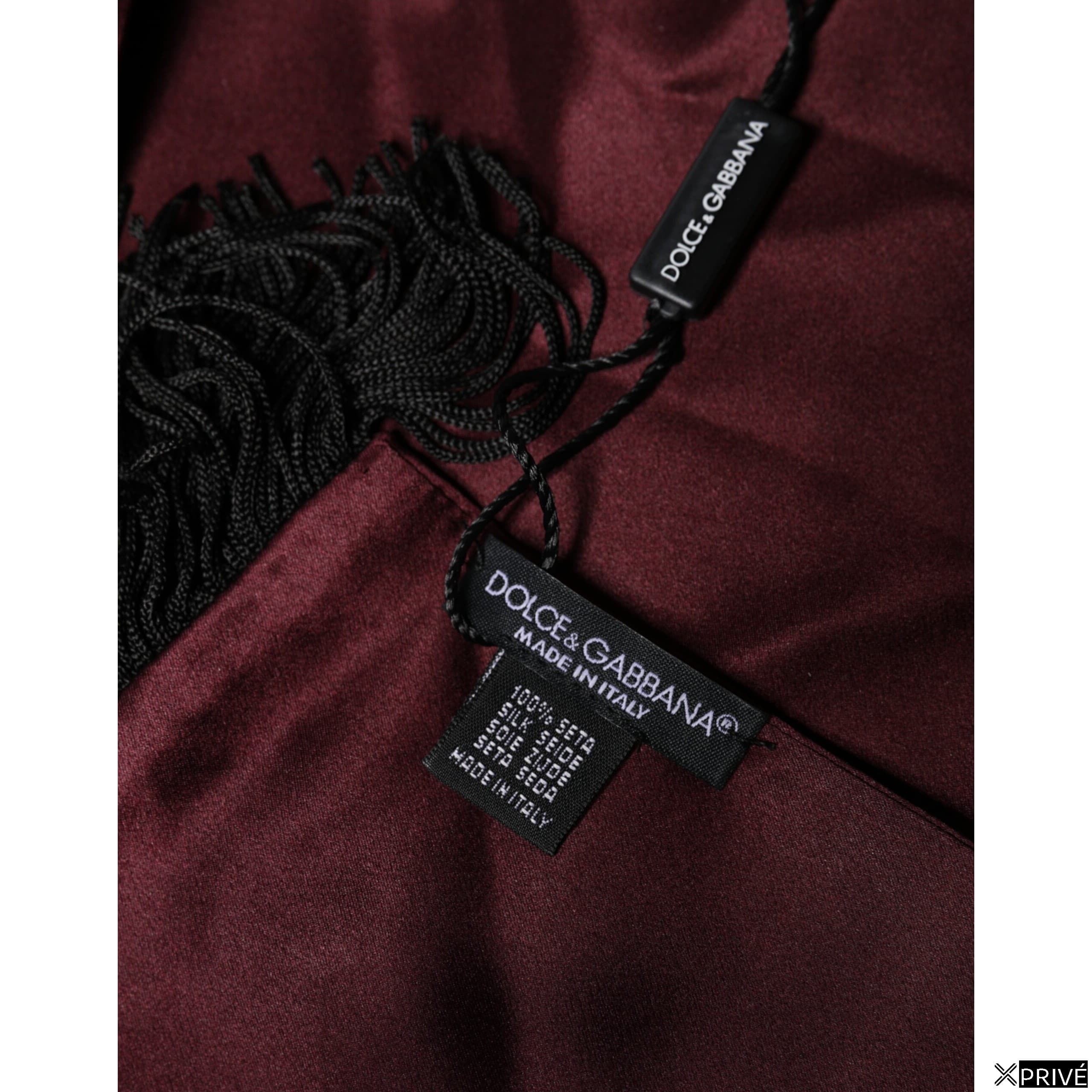 Écharpe bordeaux — 4