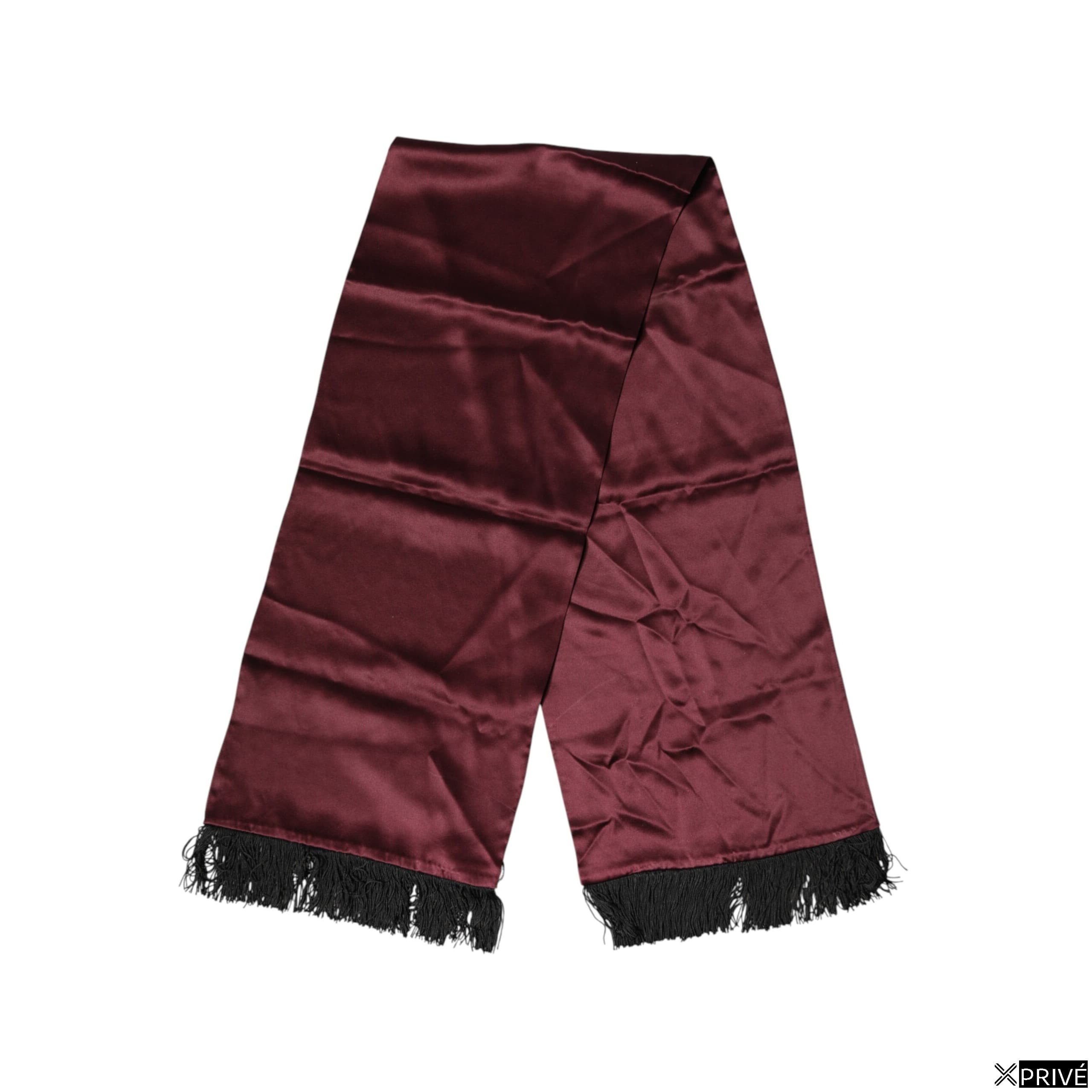 Écharpe bordeaux — 1
