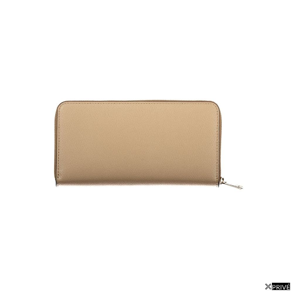 Portefeuille beige en Cuir — 2