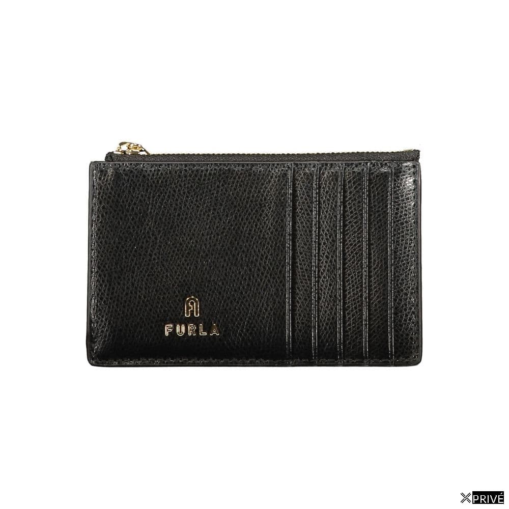 Portefeuille noir en Cuir — 1