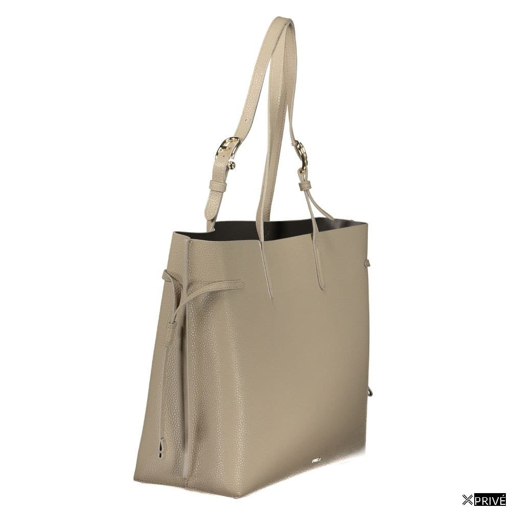 Sac à main beige en Cuir — 3