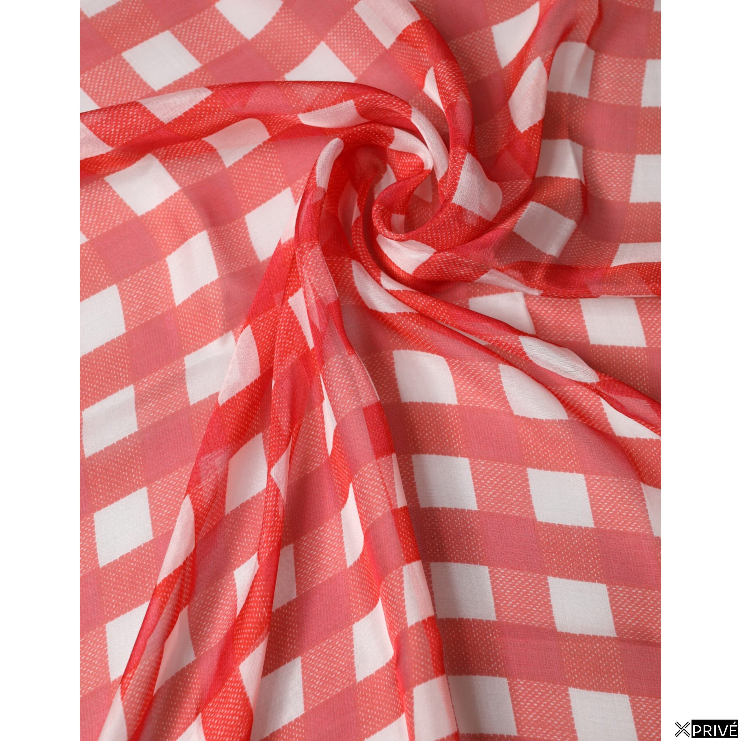 Écharpe blanc et rouge — 5