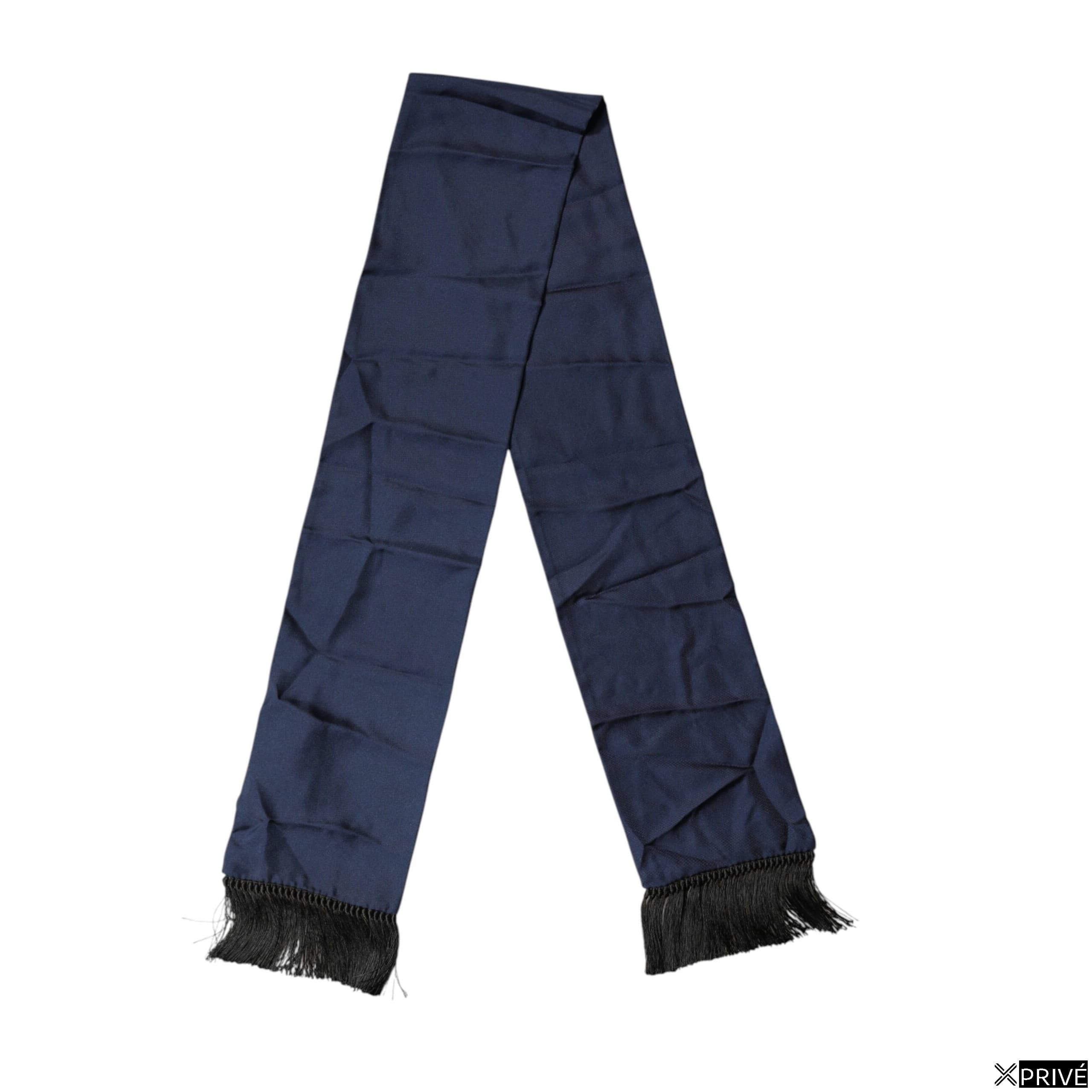 Écharpe bleu marine — 1