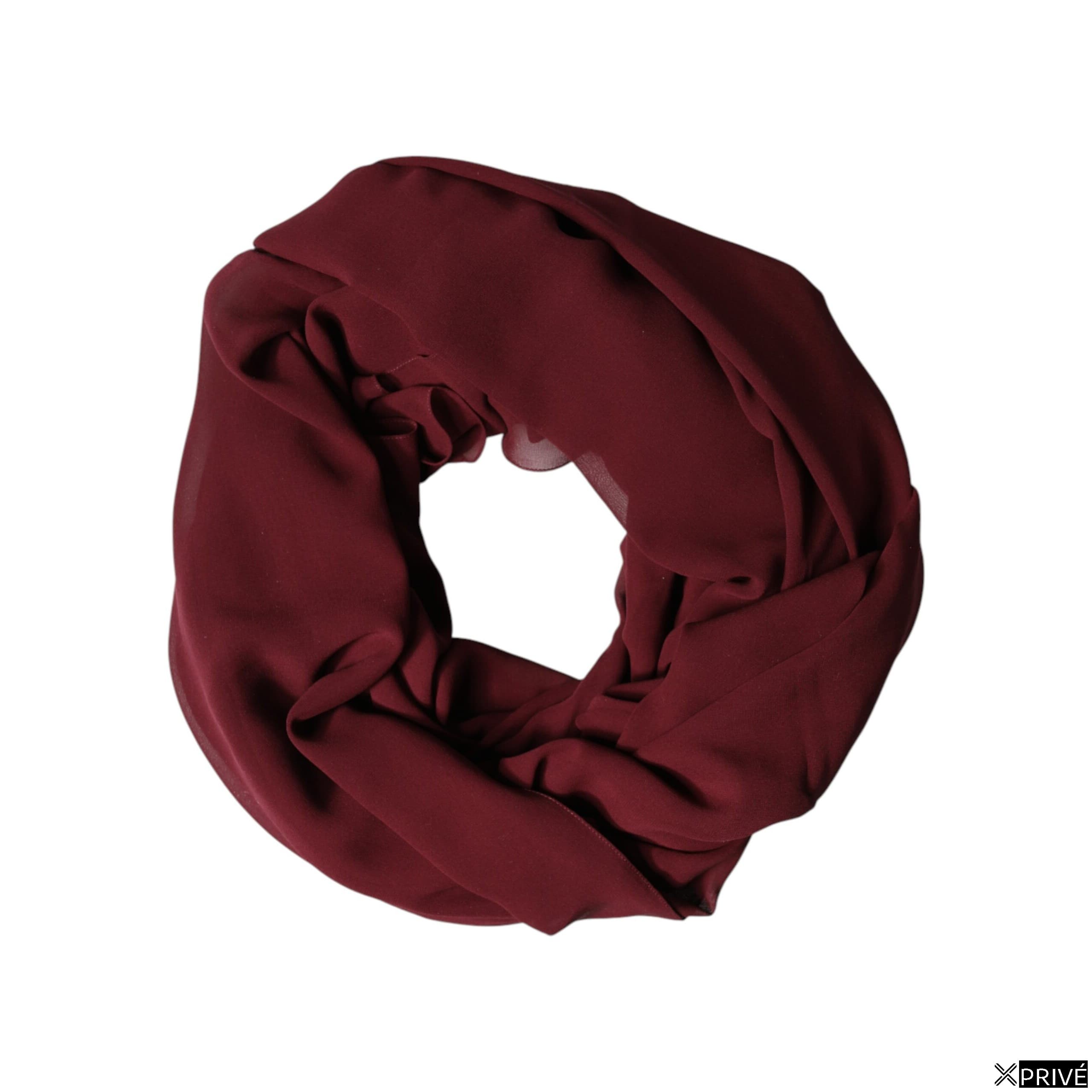 Écharpe bordeaux — 1