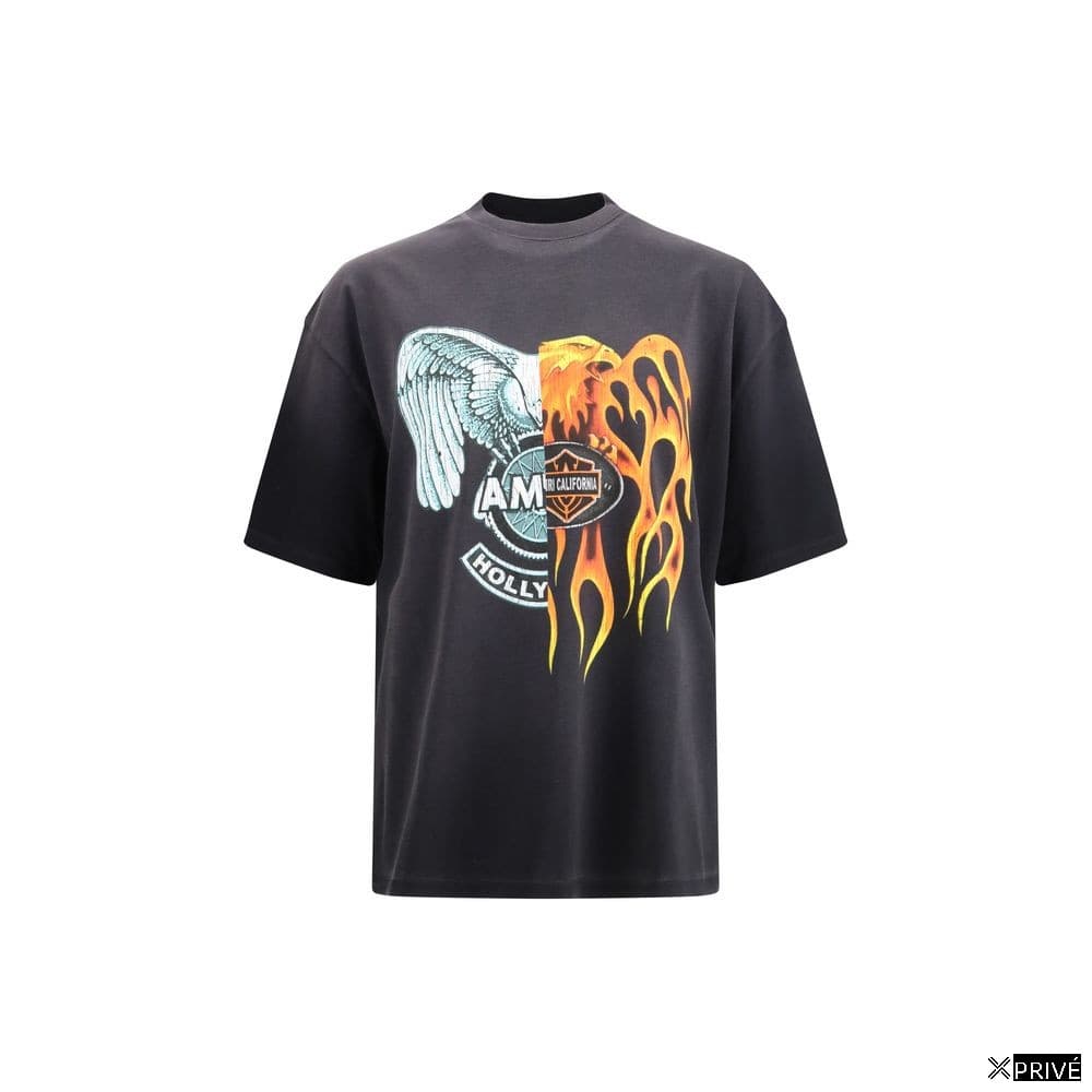 T-shirt noir en Coton — 1
